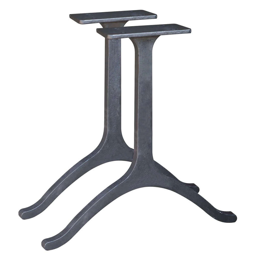 YW-CL-015-405MM, Table Legs for Bench or Coffee Table, 1 Pair, Wishbone-Shaped