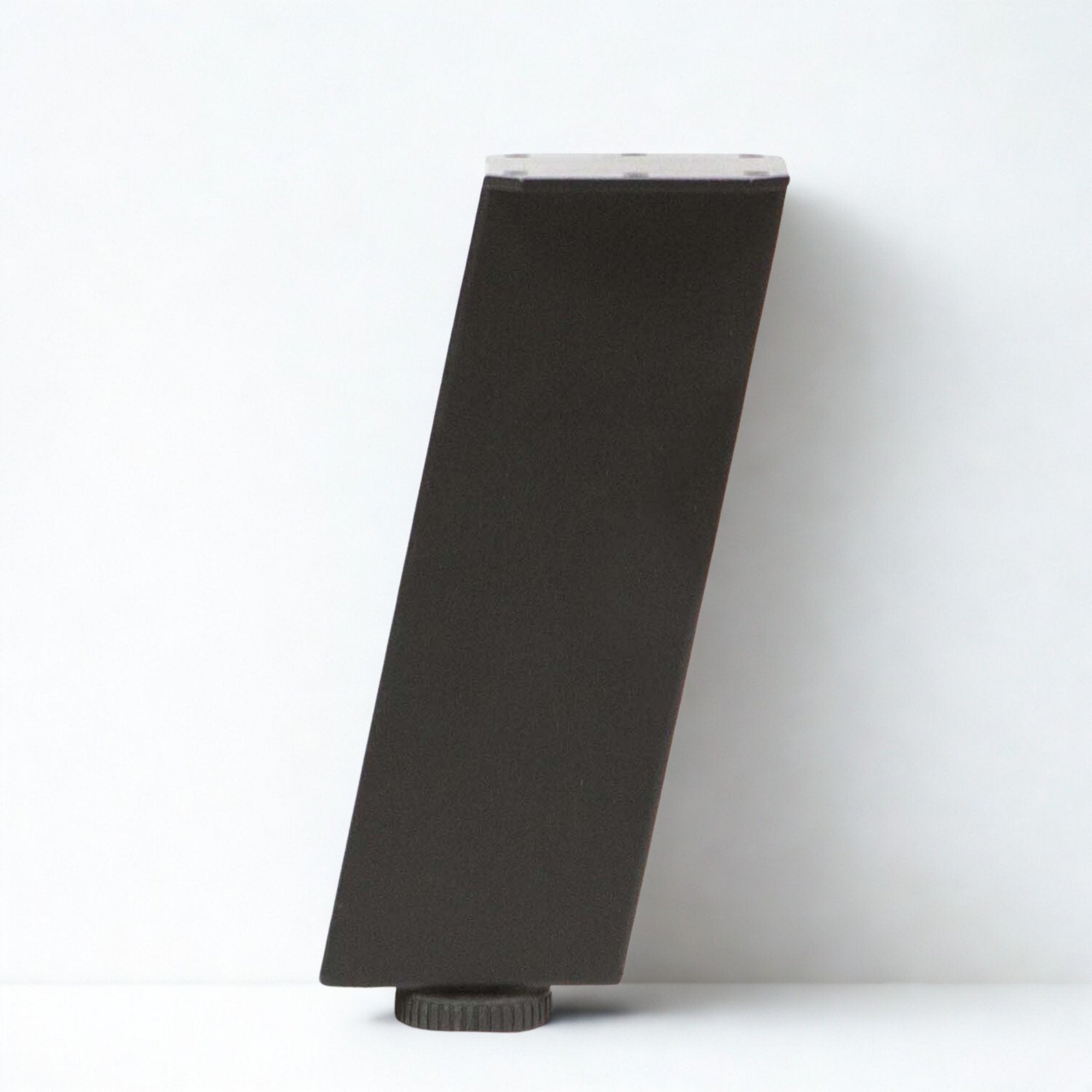 SS950 Angled Short Legs 20cm H, Black Powder Coated, Set/4