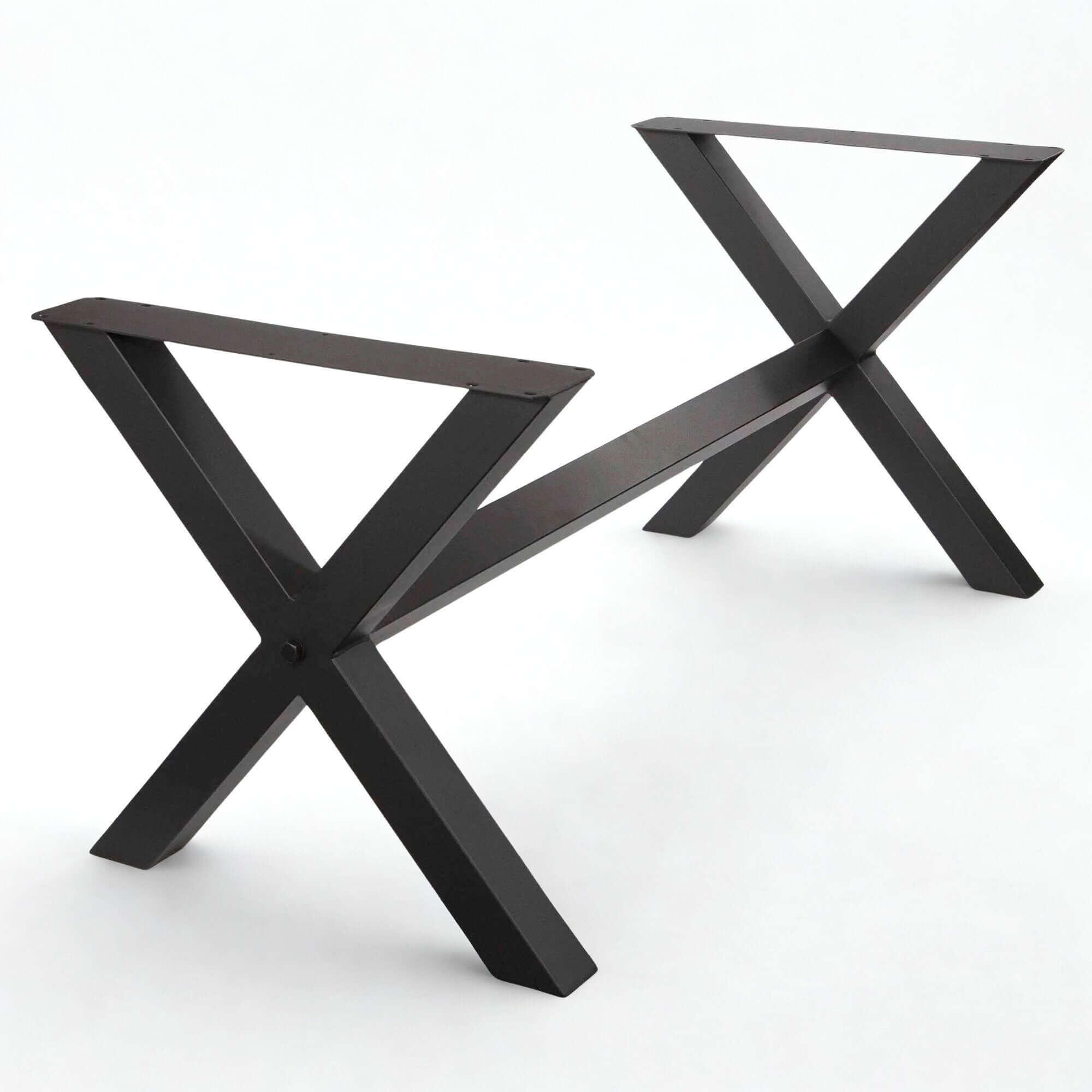 SS024 - X-Shaped Dining Table Base w/Stretcher
