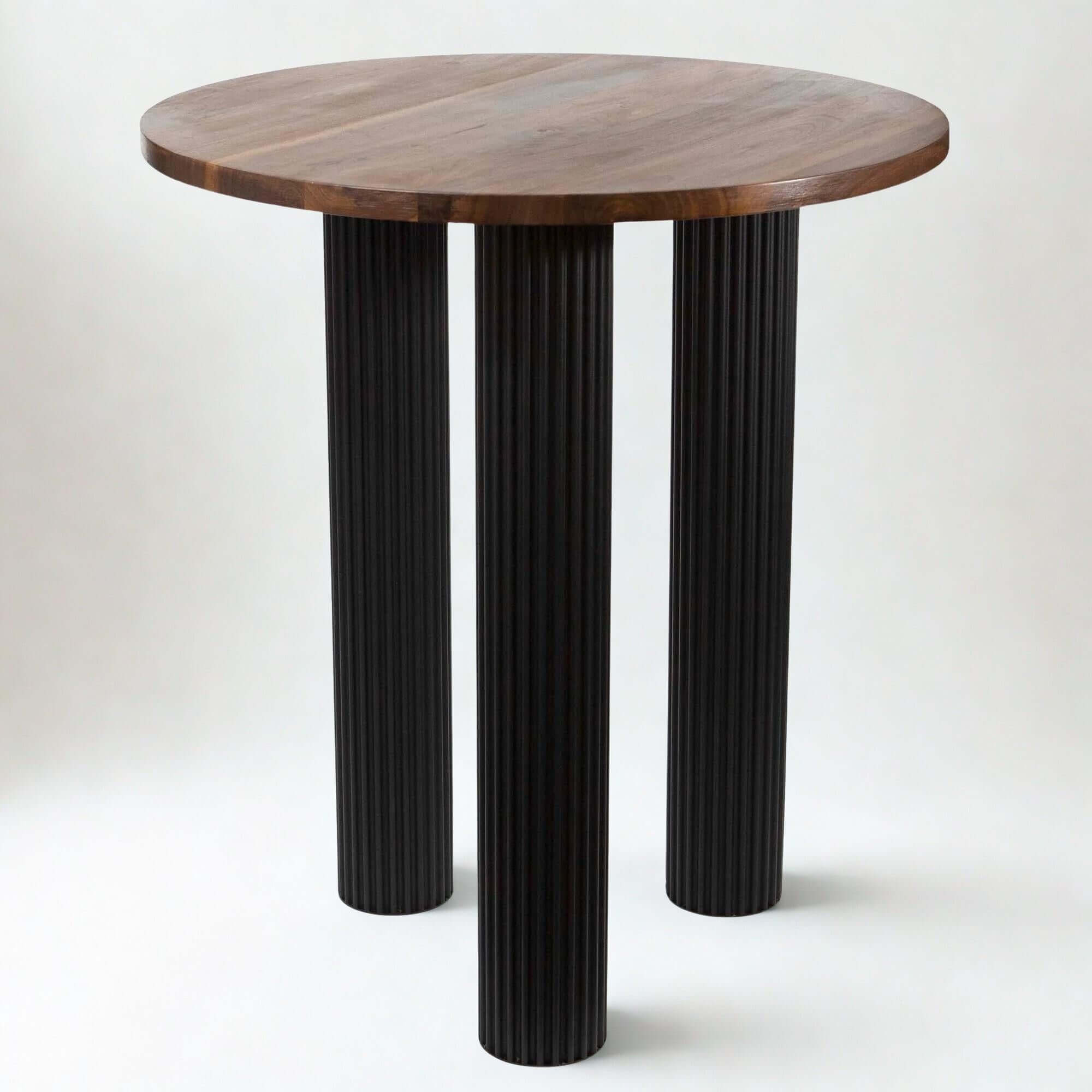 LK482 - Fluted High Top Table Legs, One Piece