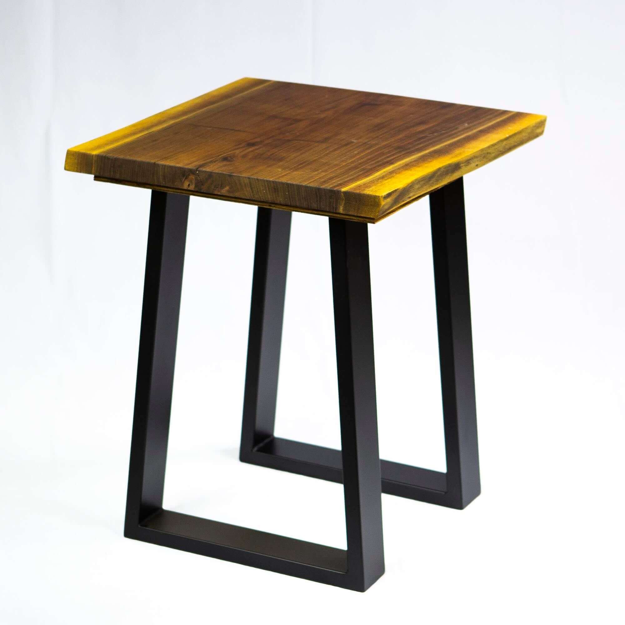 SS260 Trapezoid End Table Legs, Black Powder Coated 56cm x 31cm