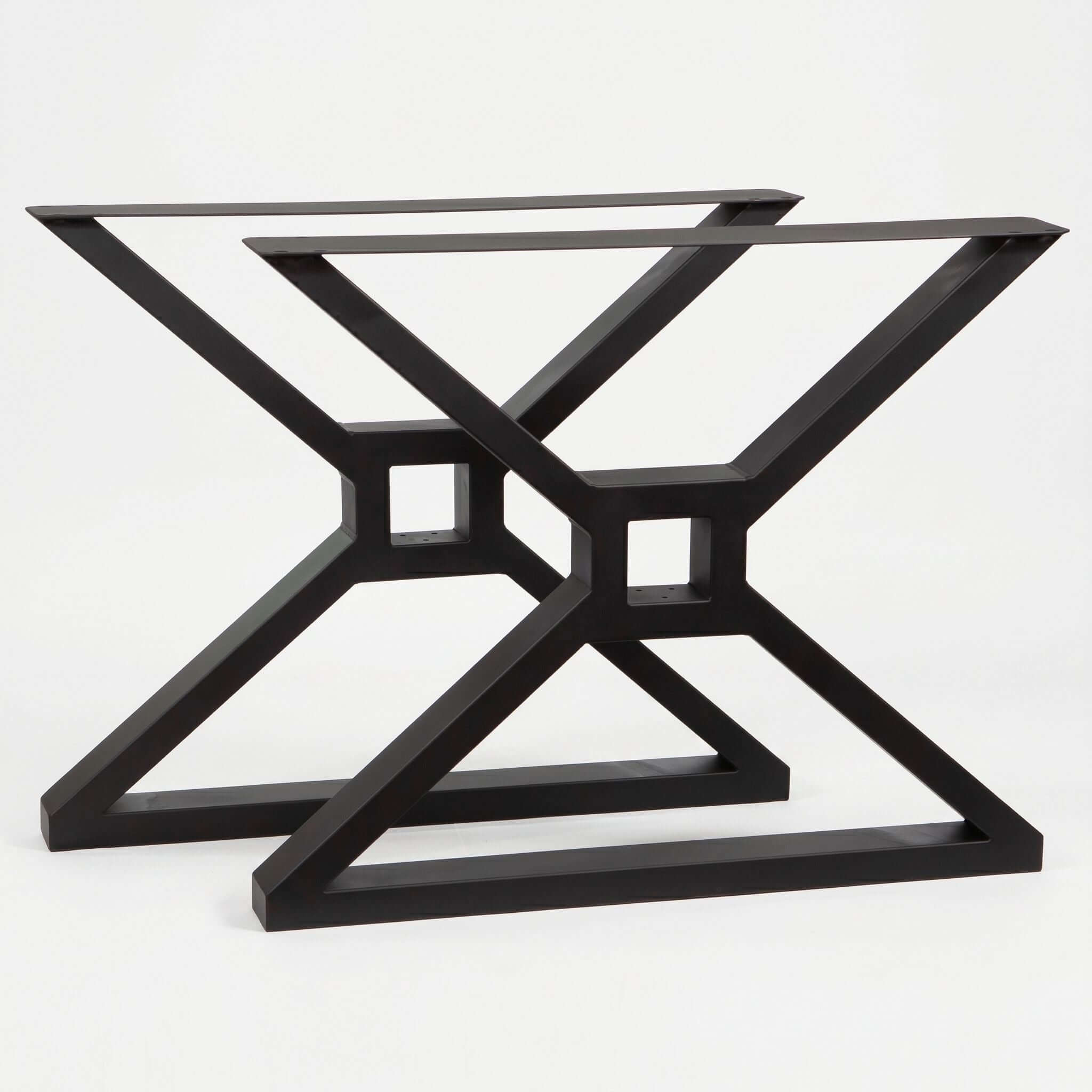 SS021 H28" Extra Wide Trestle Stretcher Dining Table Legs, 1 Pair