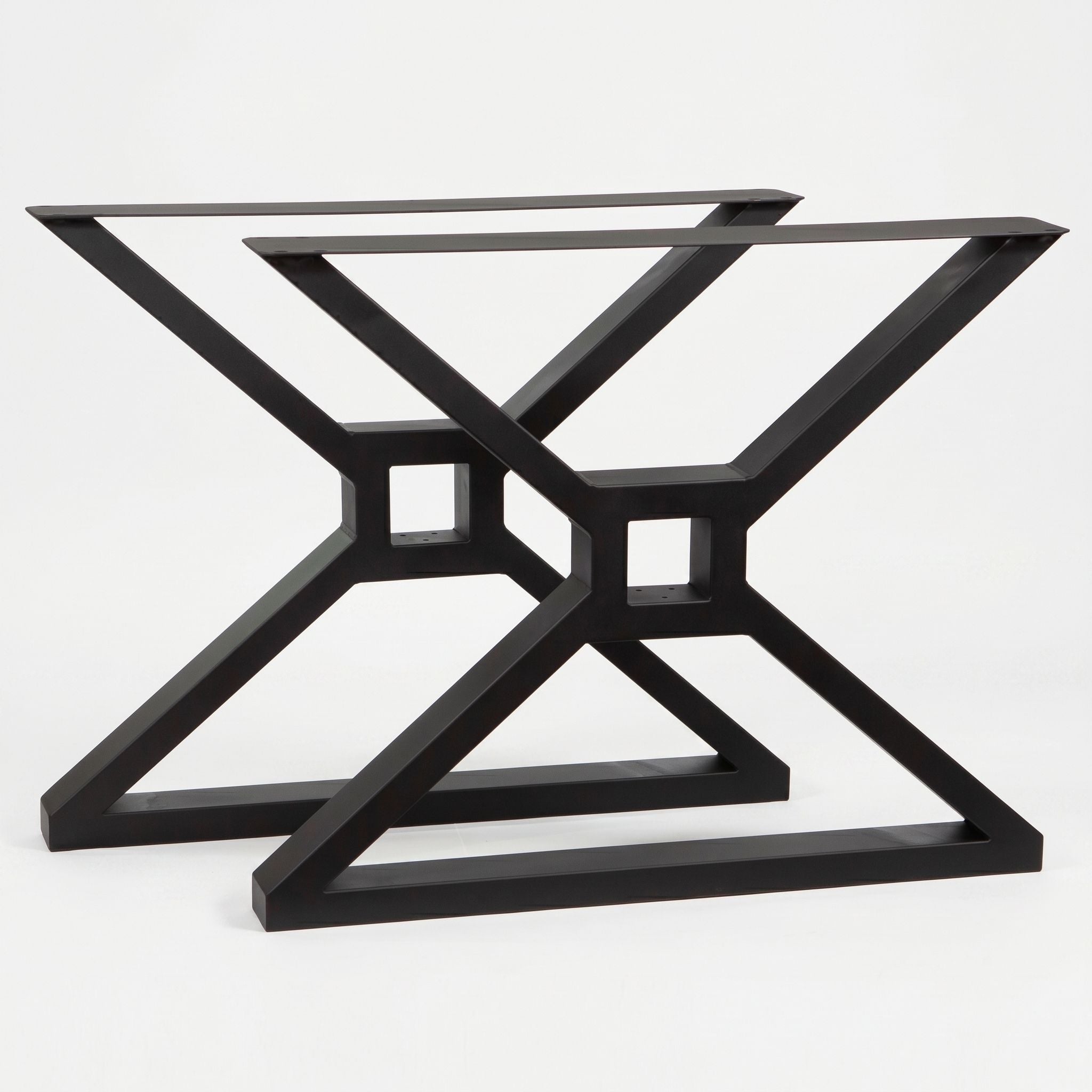 SS021 H28" Extra Wide Trestle Stretcher Dining Table Legs, 1 Pair