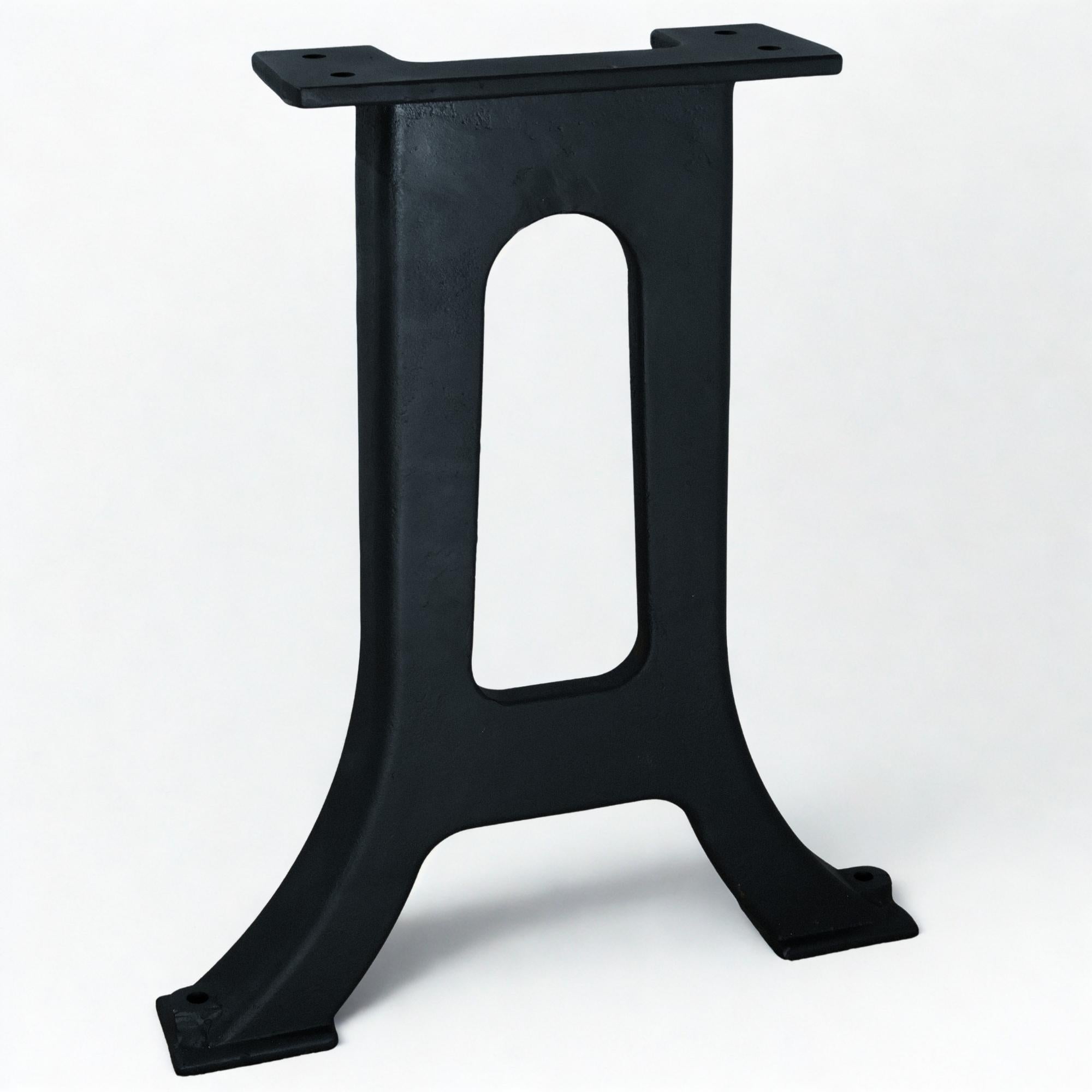 YW-CL-012, Super Heavy Duty Cast Iron Dining Table Legs 72cm Tall