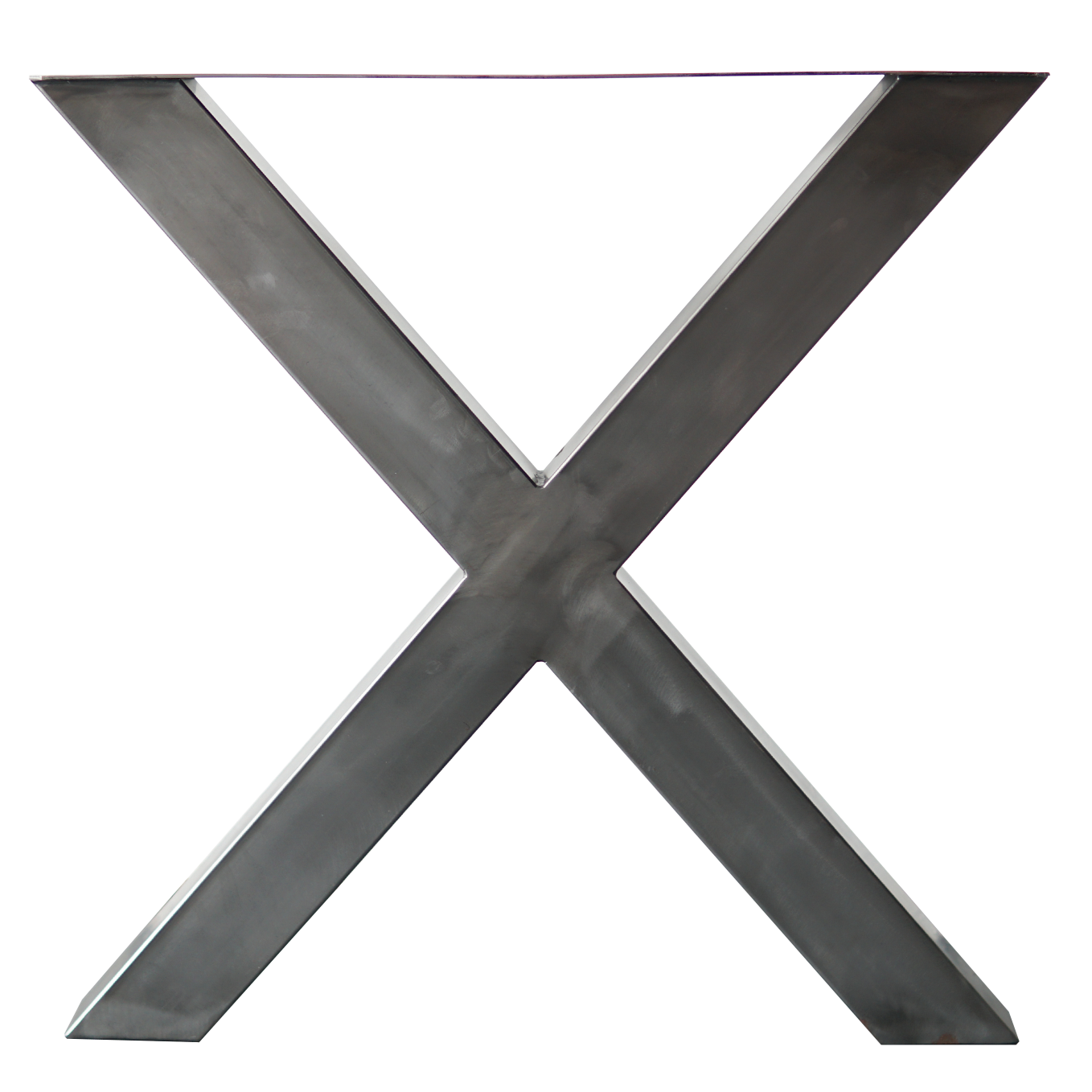 SS004 Strong X Shape Dining Table Legs (For heavy table tops), 1 Pair, 71cm x 71cm