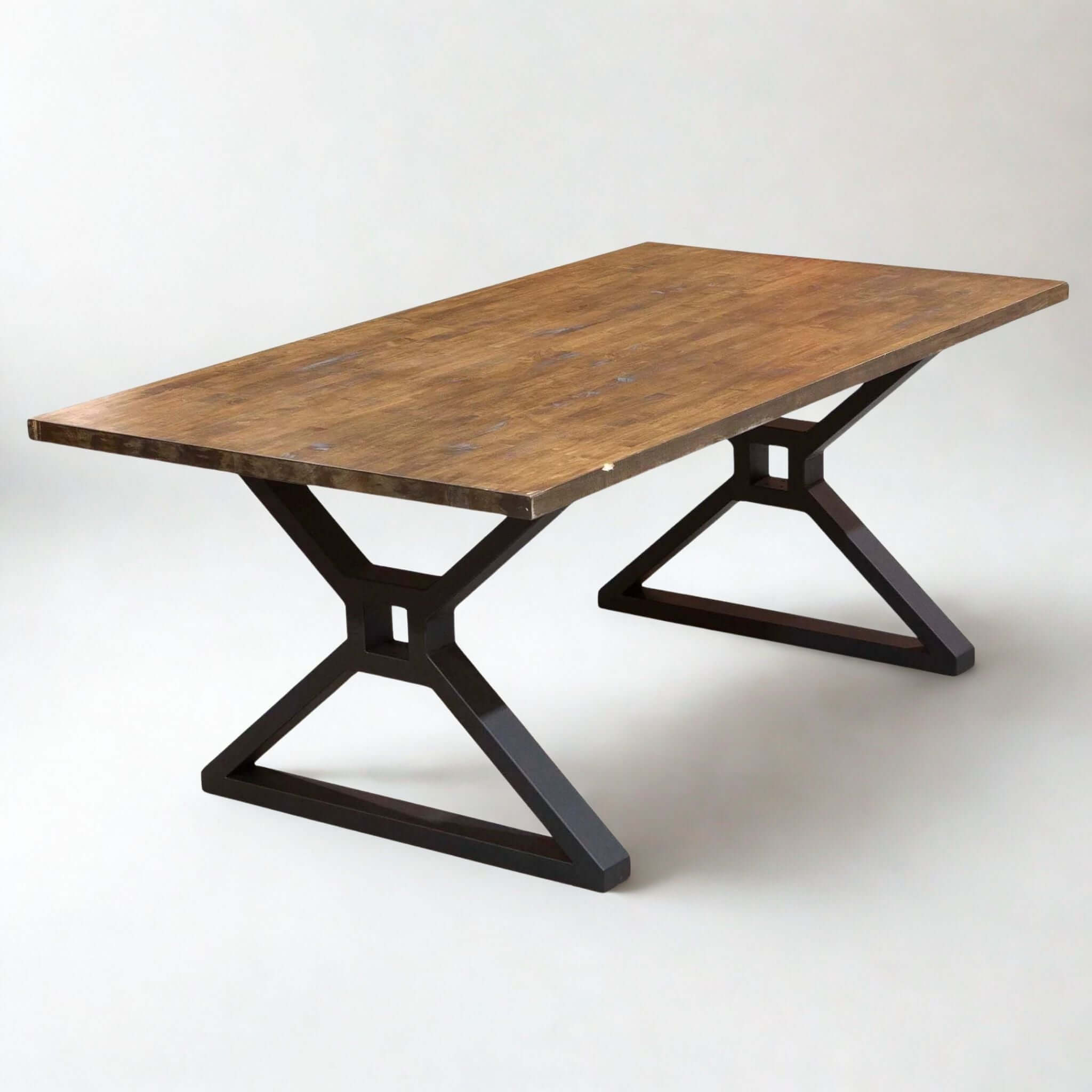 SS021 H28" Extra Wide Trestle Stretcher Dining Table Legs, 1 Pair