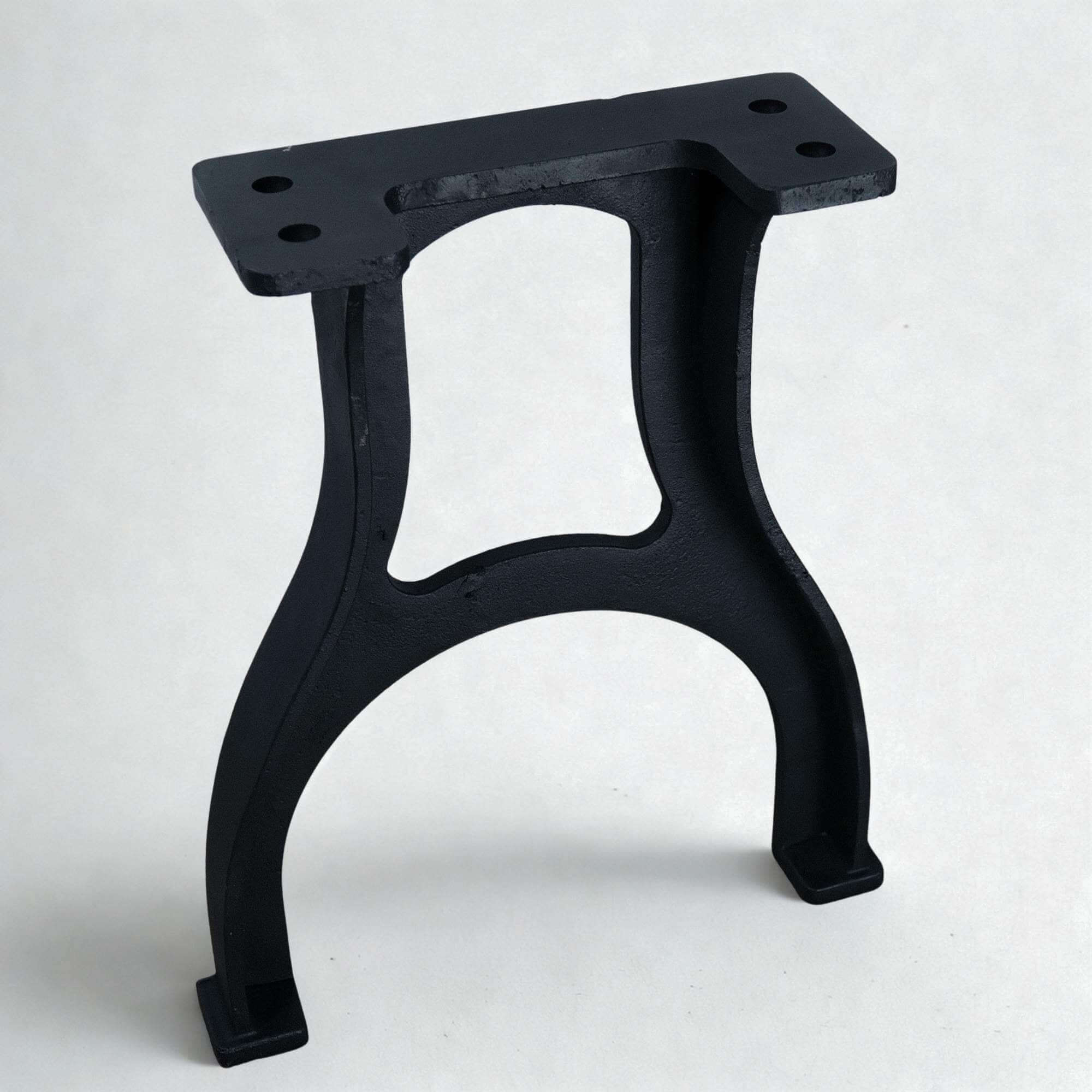 YW-CL-005-420MM, Super Heavy Duty Cast Iron Bench Legs 42cm Tall