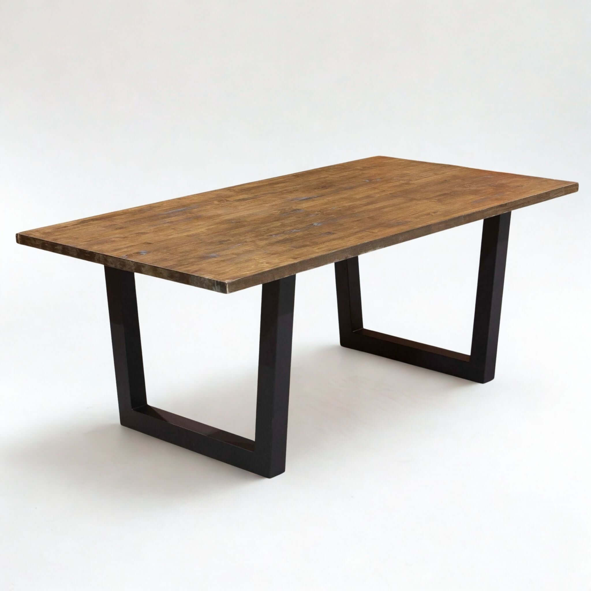 SS028 Extra Wide Reverse Trapezoid Dining Table Legs, Made In 3"x3" Tubing, 1 Pair