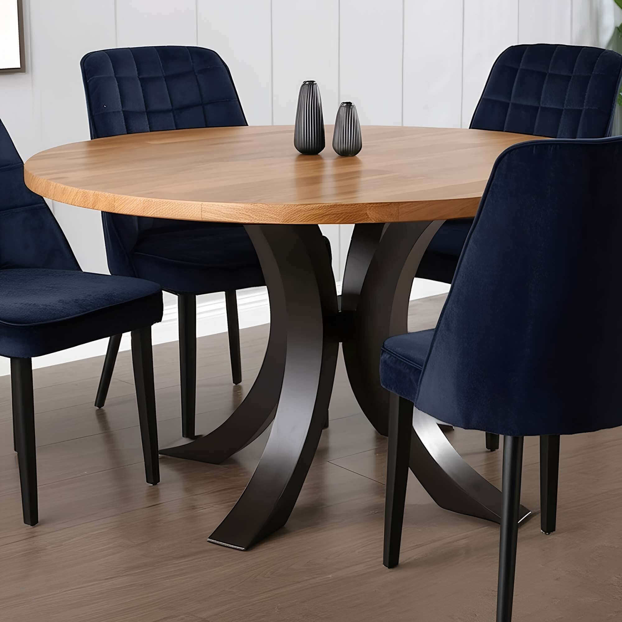 ST3011 - Flowy Butterfly Shaped Round Dining Table Bases
