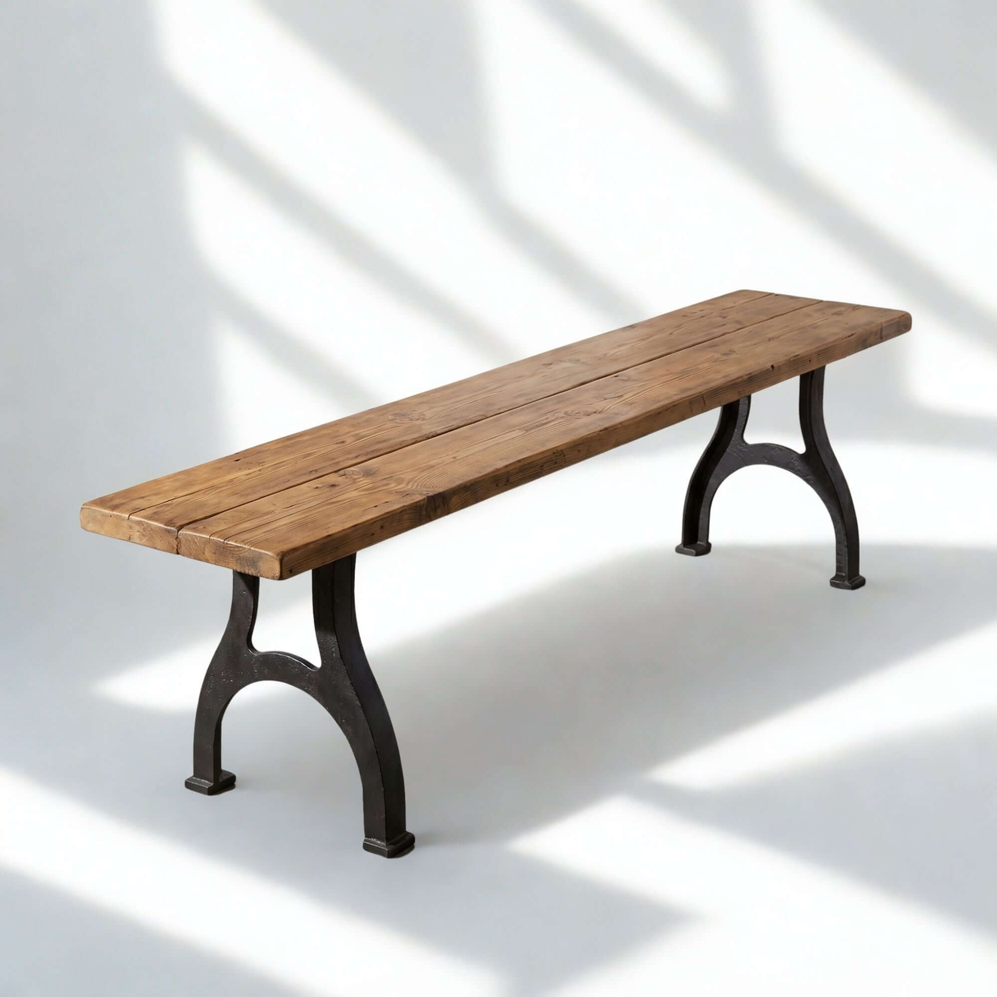 YW-CL-005-420MM, Super Heavy Duty Cast Iron Bench Legs 42cm Tall