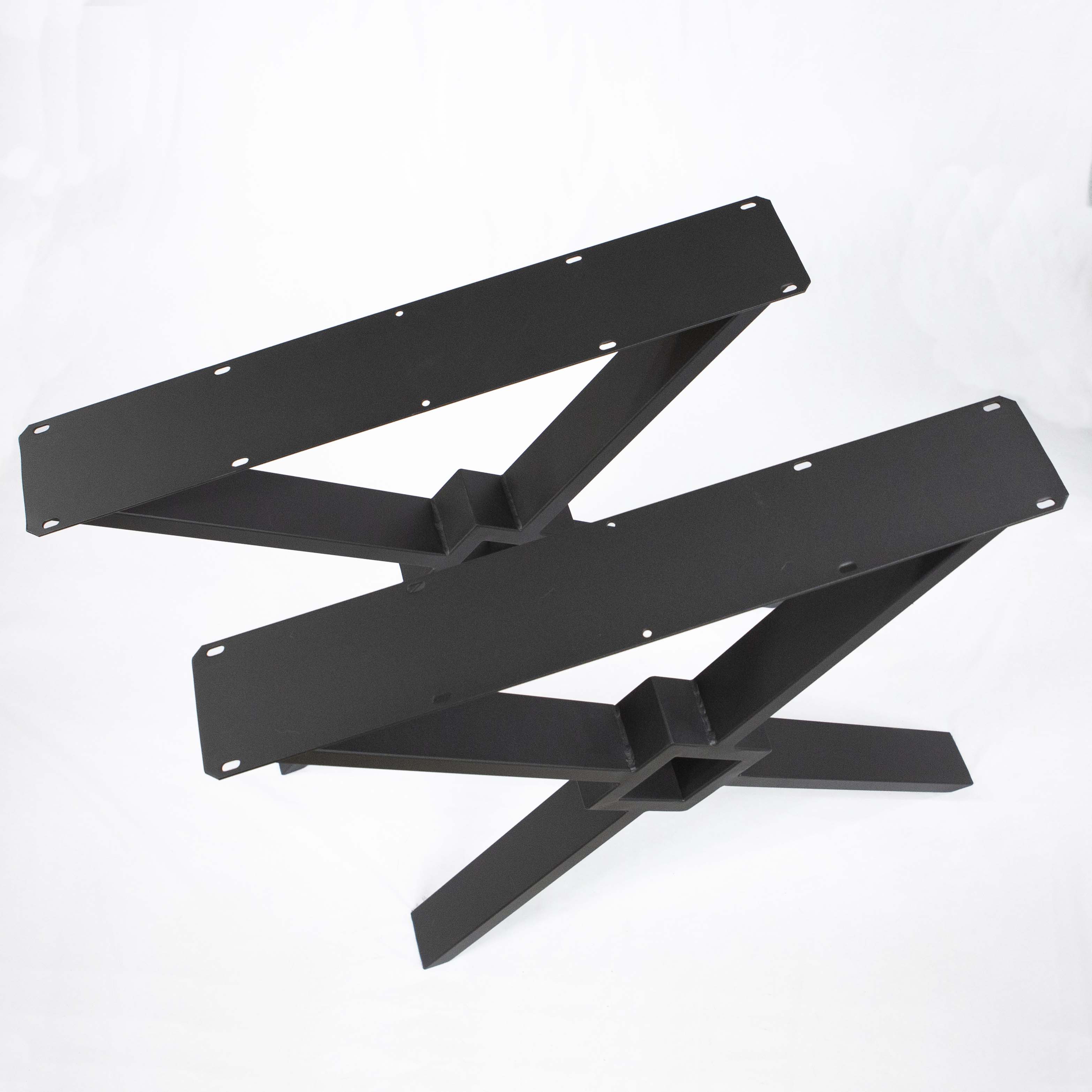 SS1910 Modern X-Shaped Dining Table Legs, 1 Pair