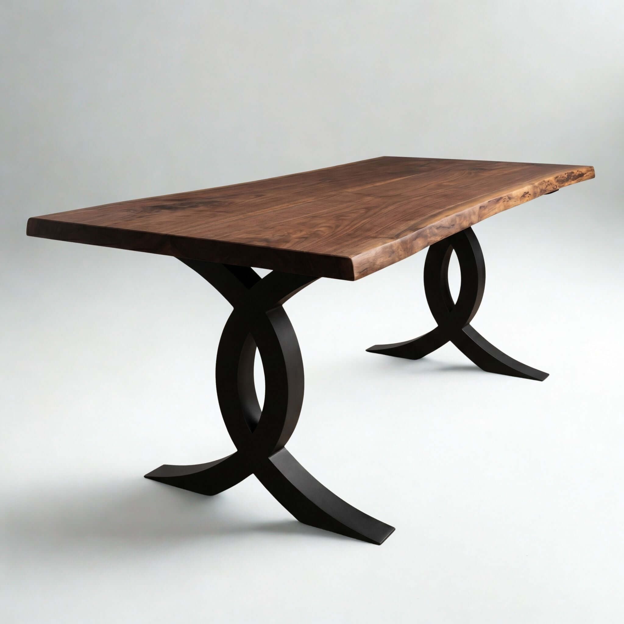 G801396 Flowy Double C-Shaped Dining Table Legs