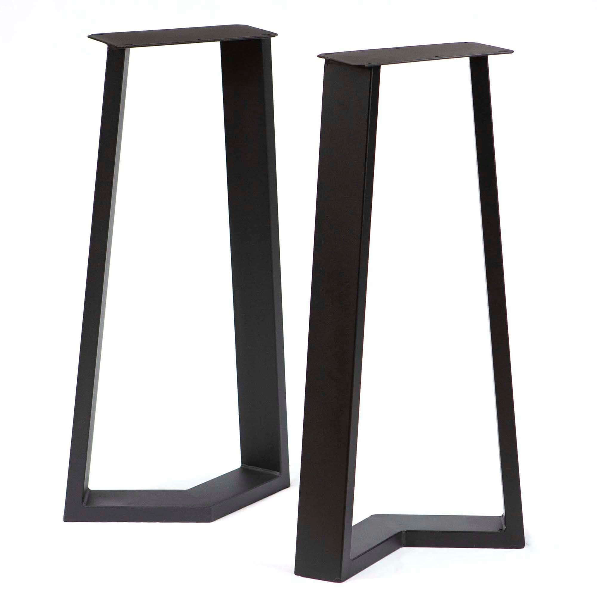 SS430 Console or Sofa Table Legs, Cress-Shaped, 1 Pair