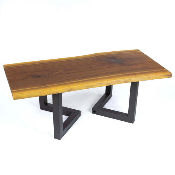 Pair of SS2320 Chevron Coffee Table Legs displayed against a white background, perfect for a contemporary coffee table design.