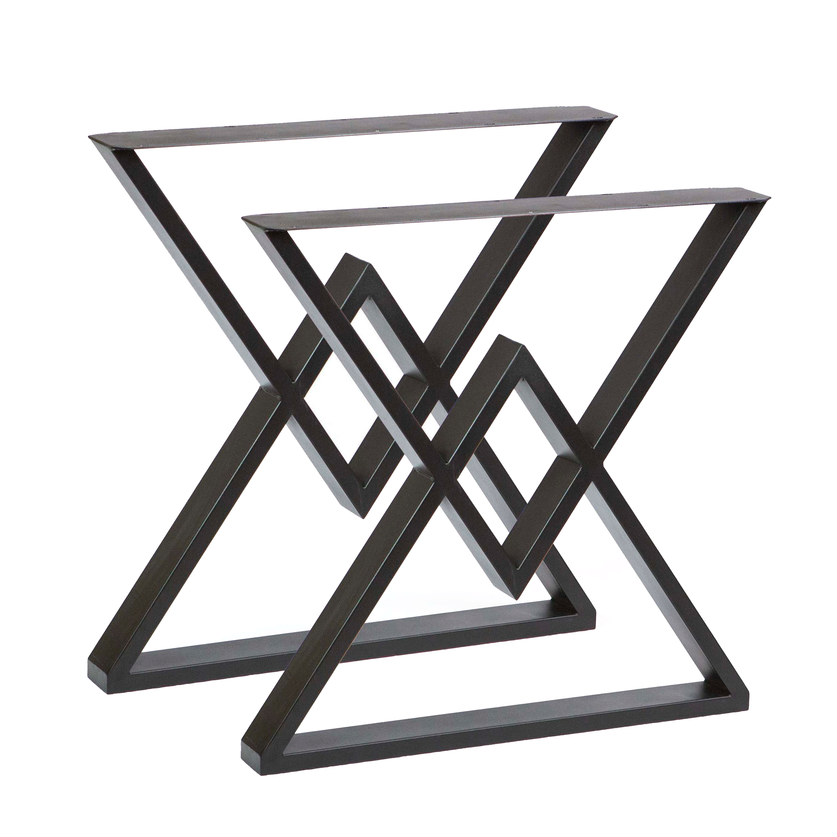 SS610 Diamond Dining Table Legs 1 Pair 71cmX 71cm