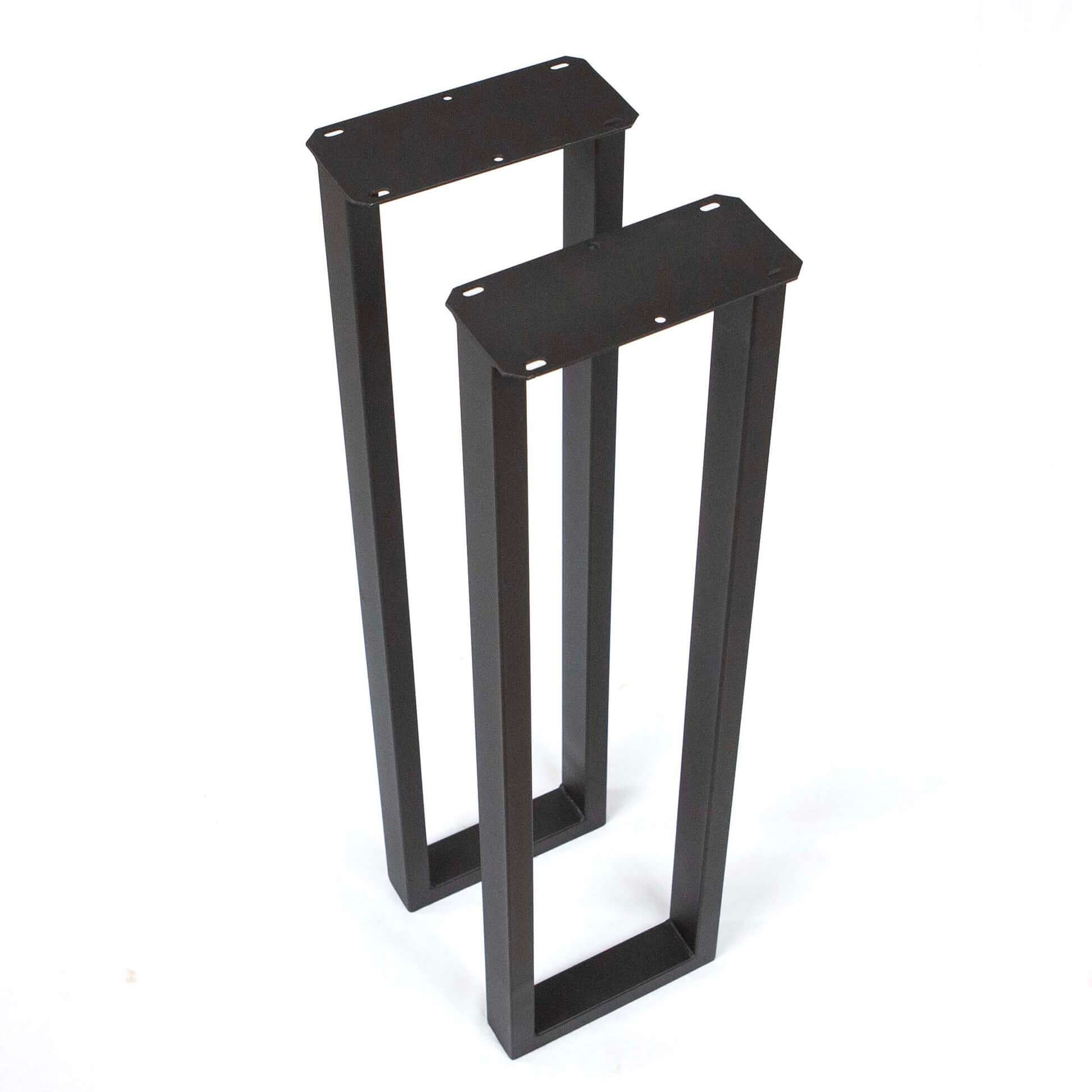 Top view of W5033H34 U-shaped small sofa table legs, highlighting their modern and industrial aesthetic.
