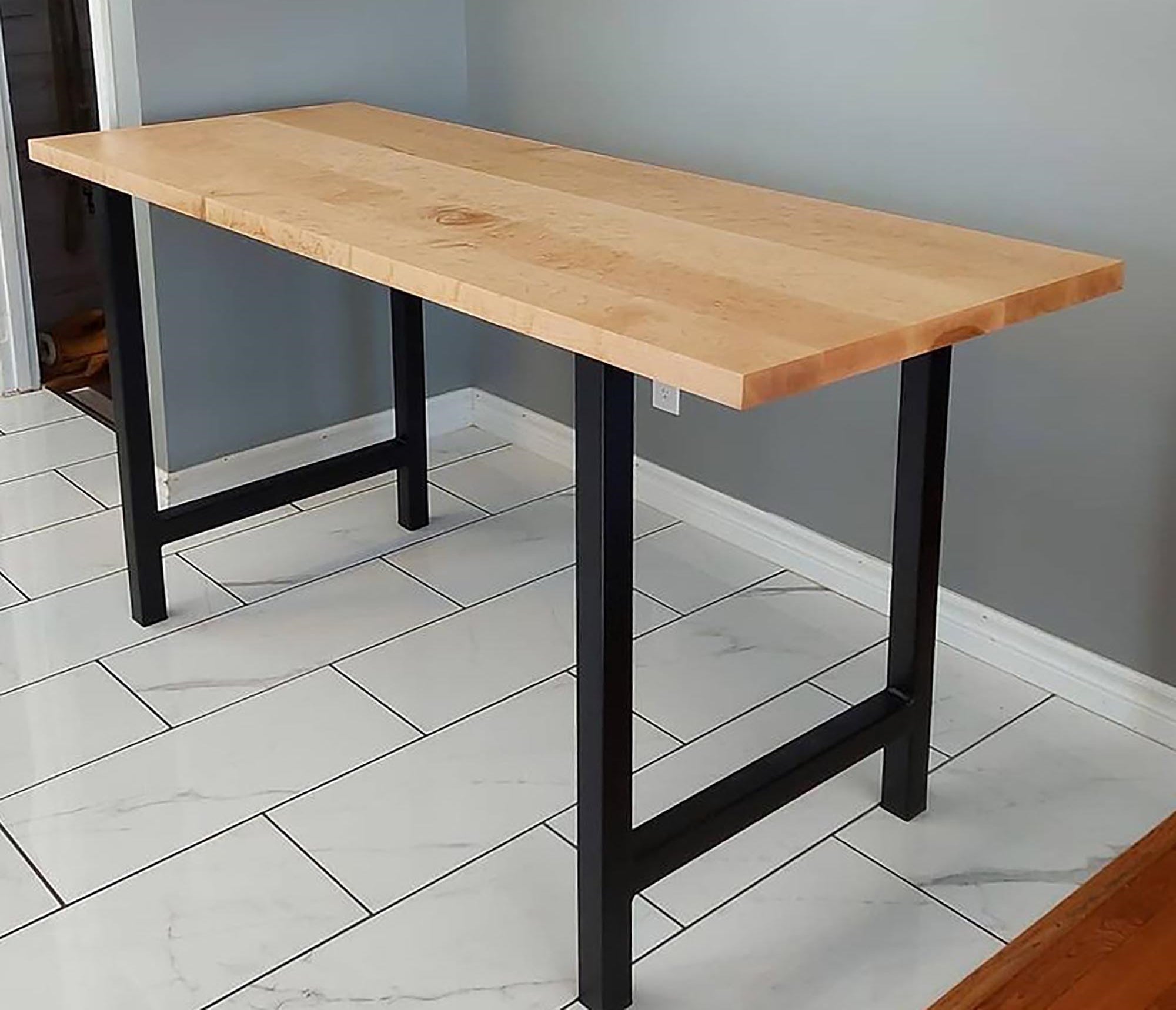 W5043A PLUS Dining Table H Legs, 1 Pair 71cm hight 66cm width