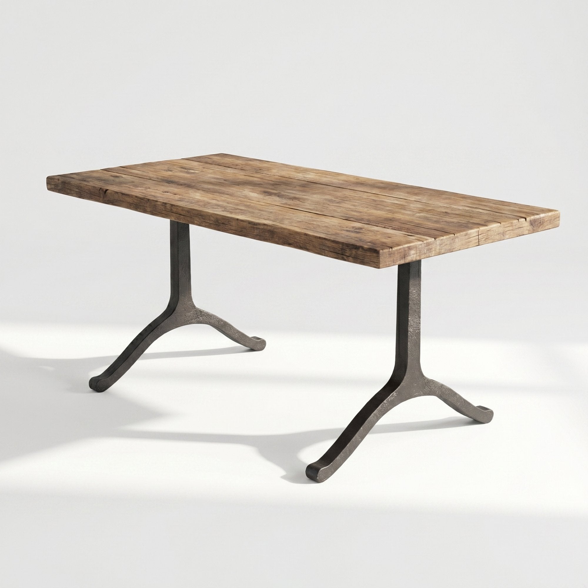 YW-CL-015-405MM, Table Legs for Bench or Coffee Table, 1 Pair, Wishbone-Shaped