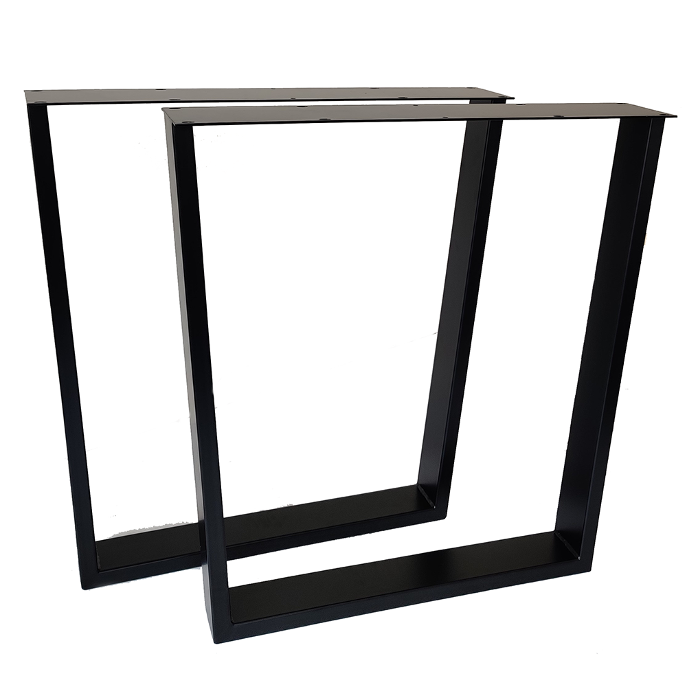 SS210W Trapezoid Dining Table legs, Wide Top, 1 Pair 71cmX 71cm