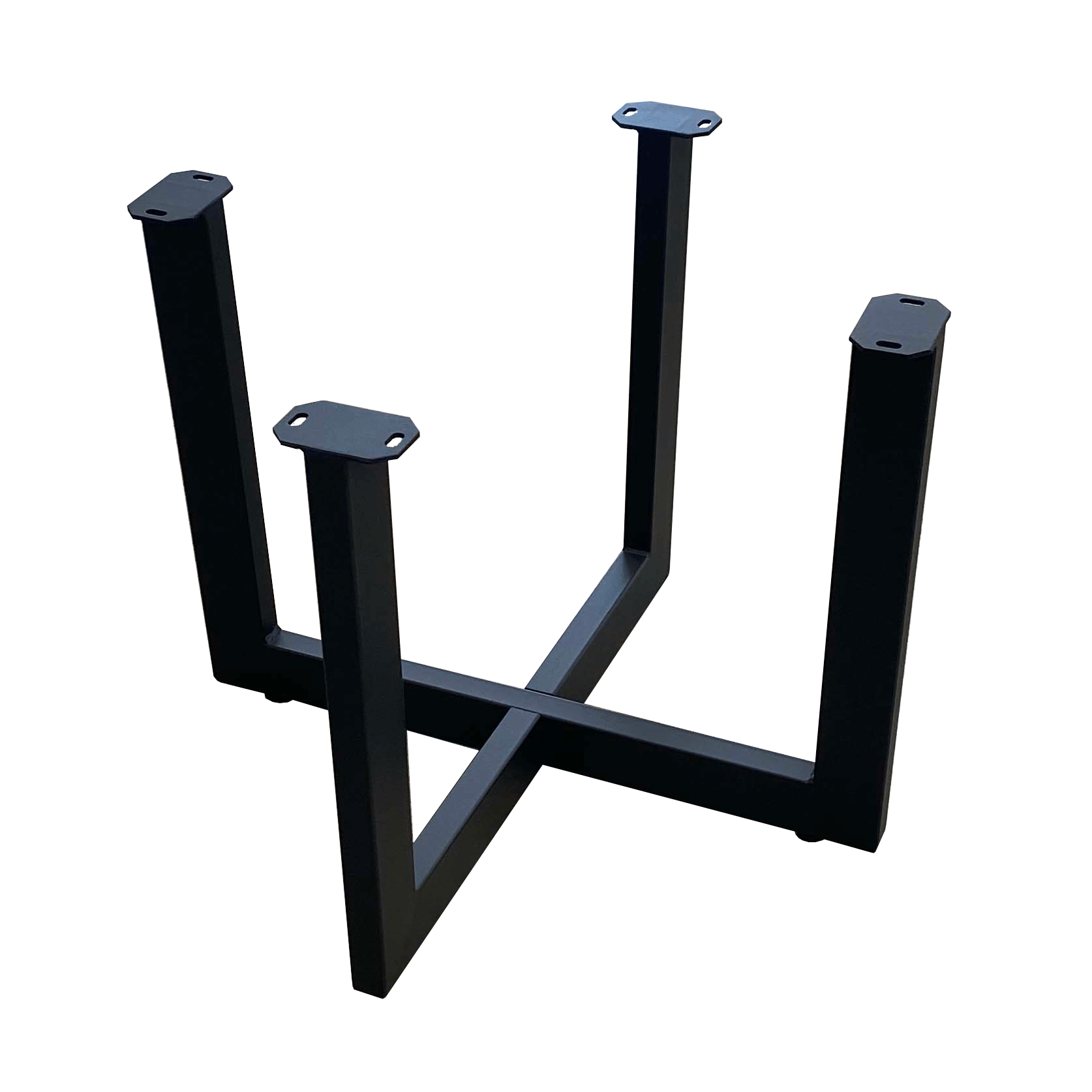 SS1420 Round-Cross Coffee Table Base for Round or Square Table, 1 Set