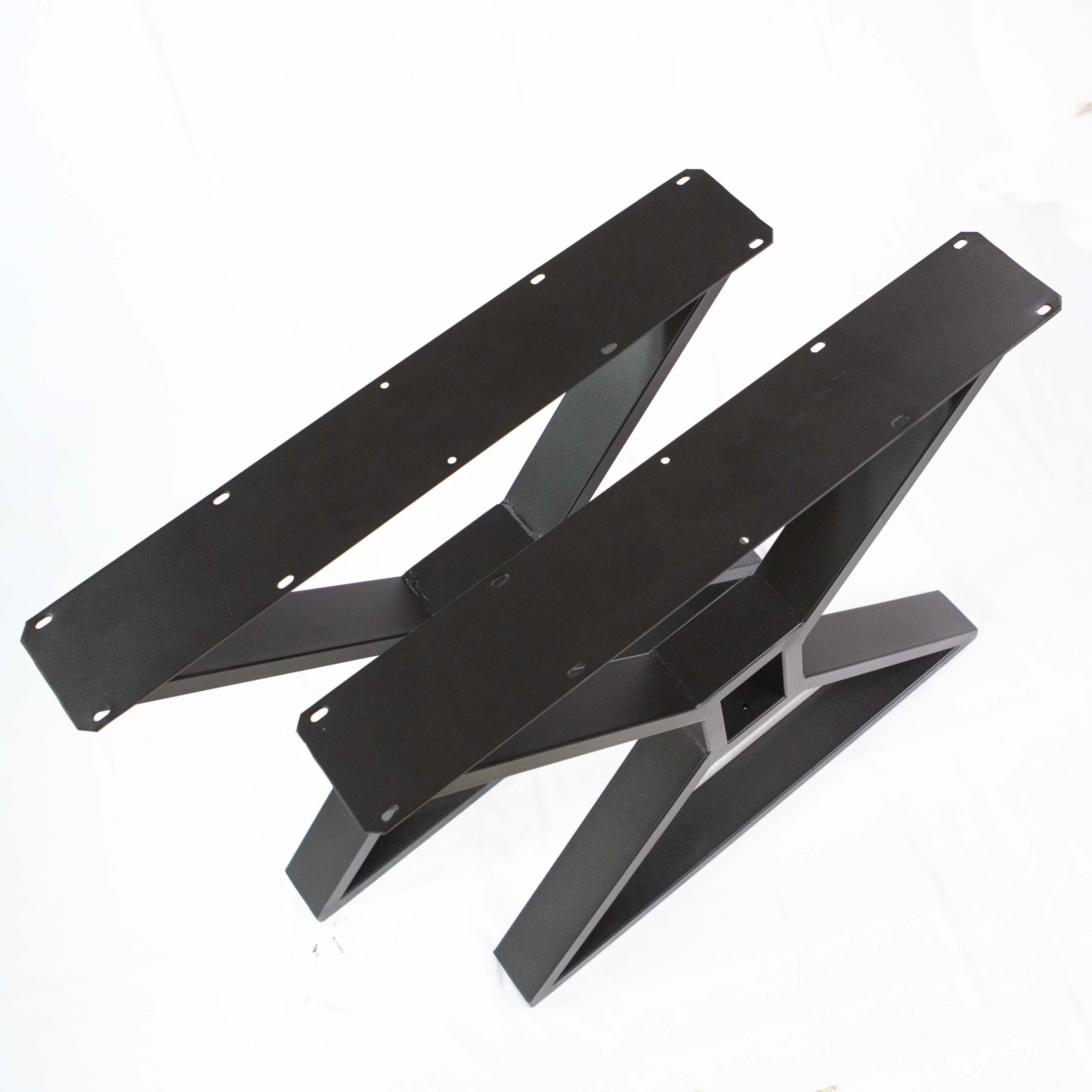 SS710 Dining Table Legs, Farmhouse X Shape, 1 Pair 71cm x 71cm