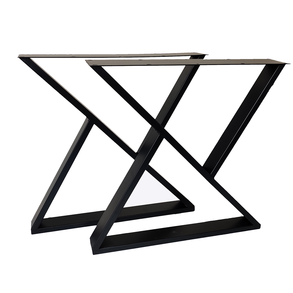 SS310 Z-shape Dining Table Legs, 1 Pair 71cm * 71cm