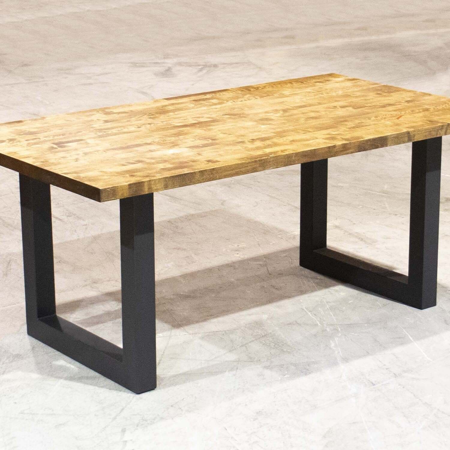 SS005 Strong U Shape Dining Table Legs (For heavy table tops), 1 Pair, 71cm x 71cm