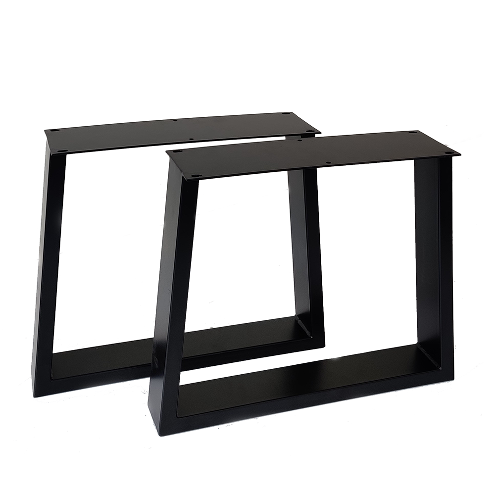 SS220N Trapezoid Coffee Table Legs, Narrow Top, 1 Pair 41cm X 43cm
