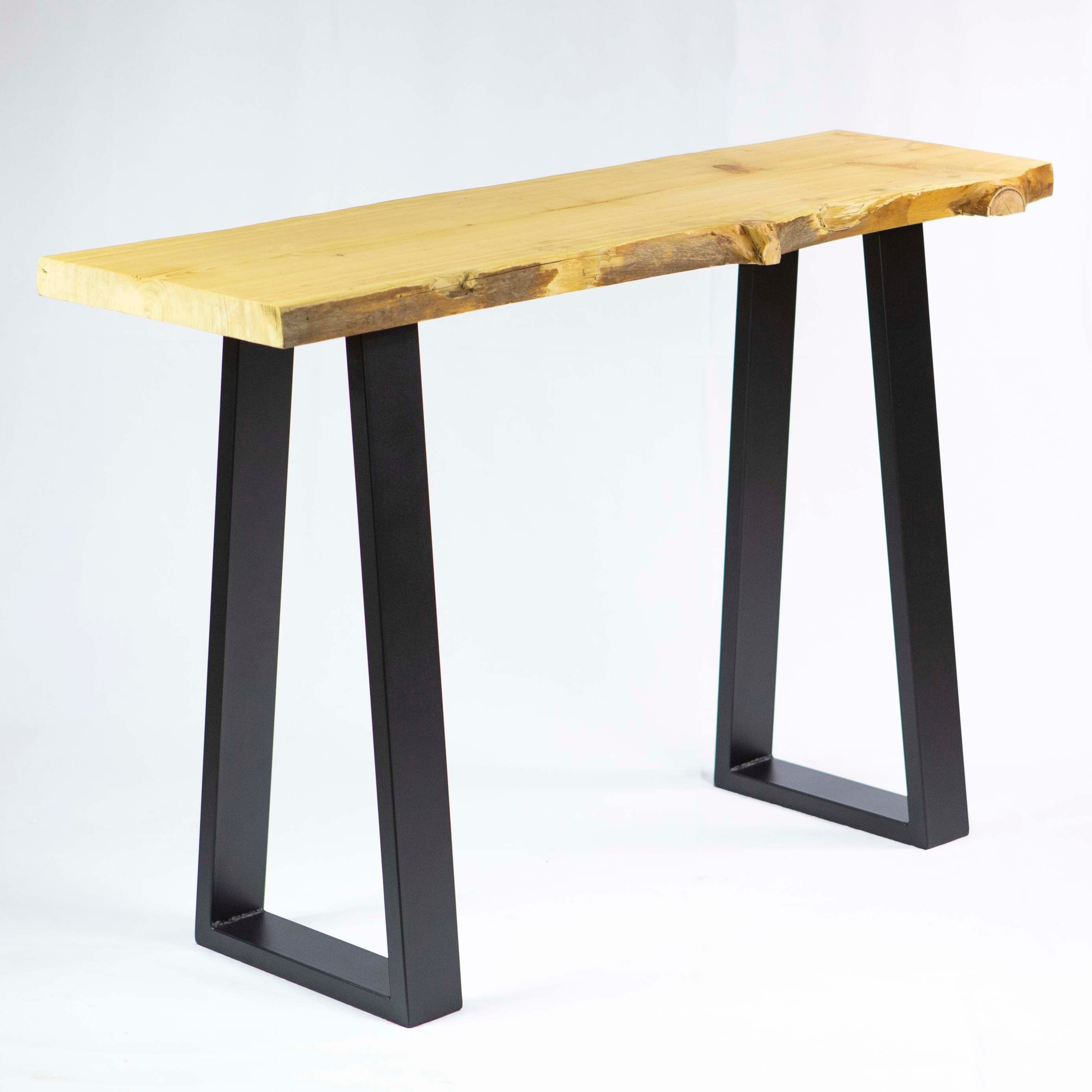 SS230 Trapezoid Console Table Legs, 1 Pair 71cm X 21cm