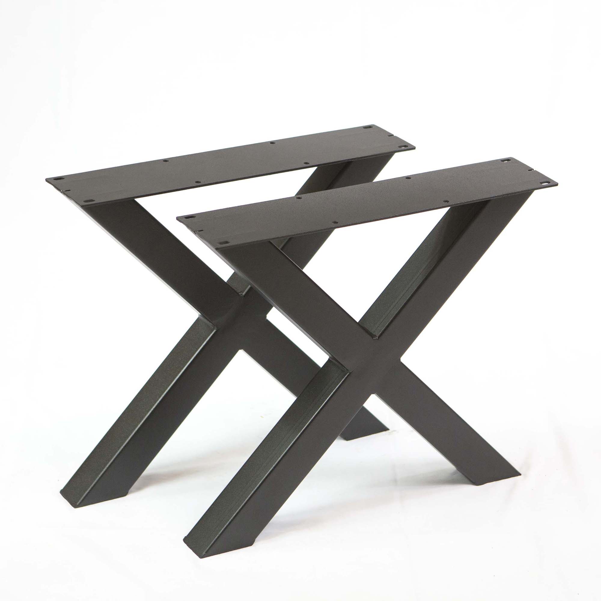 W5037D Heavy duty Coffee table X legs, 1 Pair 41cm tall 46cm width