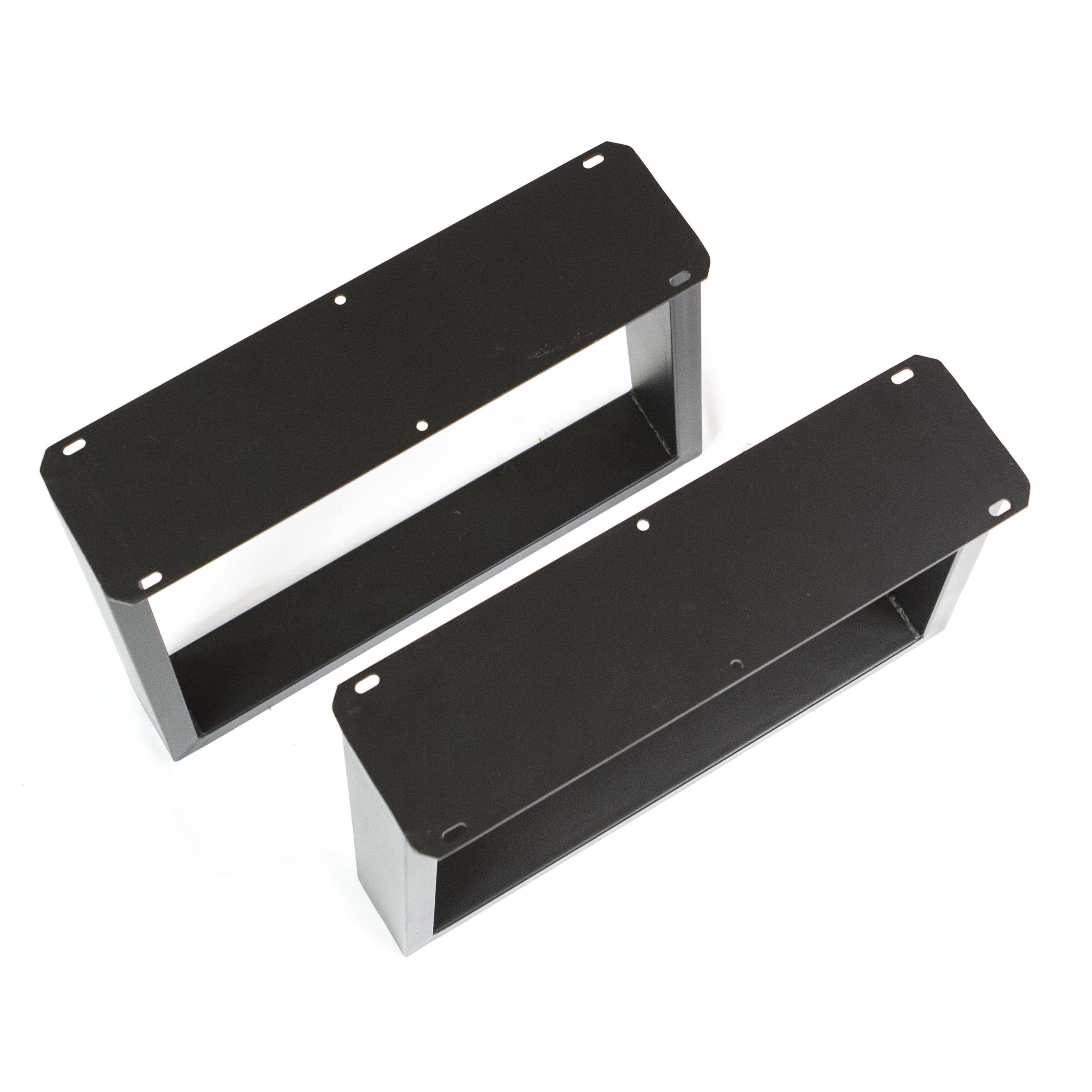 SS220N Trapezoid Coffee Table Legs, Narrow Top, 1 Pair 41cm X 43cm