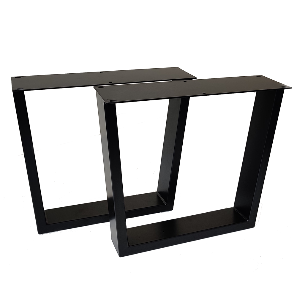 SS220W Trapezoid Coffee Table Legs, Wide Top, 1 Pair 41cm X 45cm