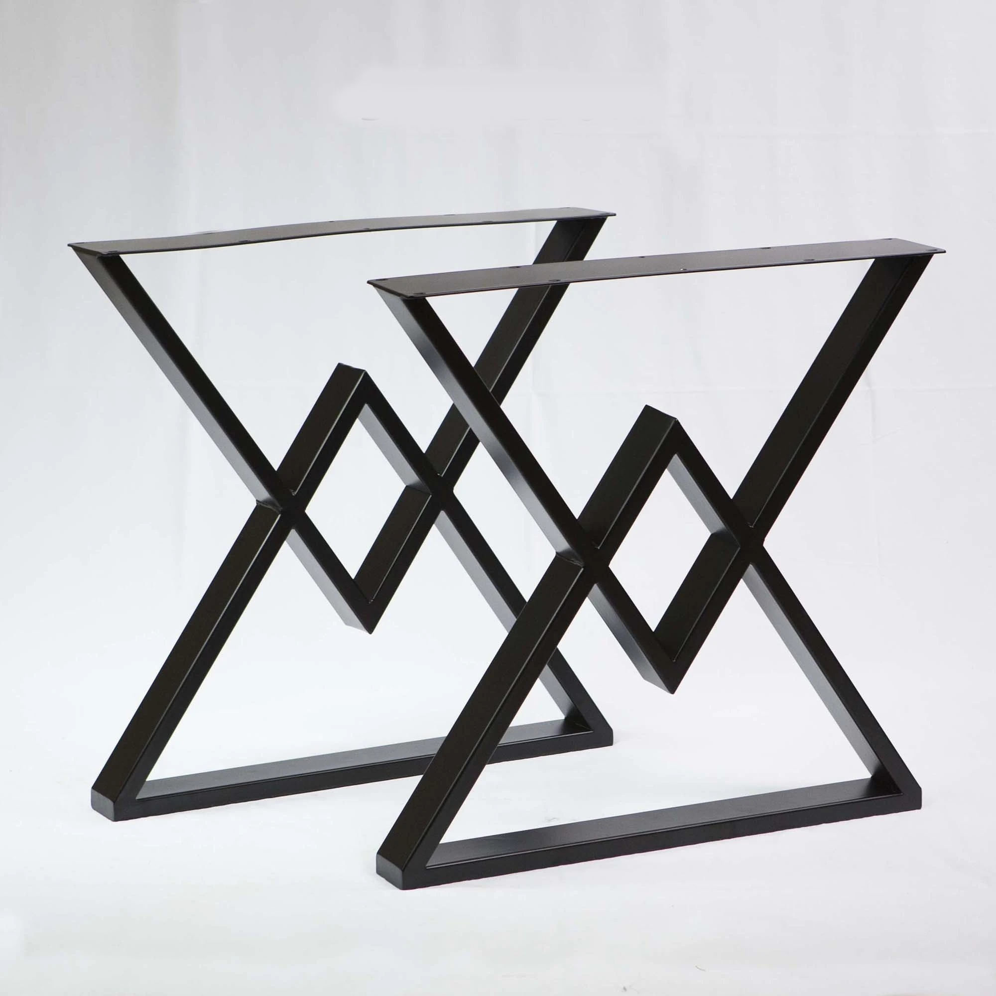 SS610 Diamond Dining Table Legs 1 Pair 71cmX 71cm