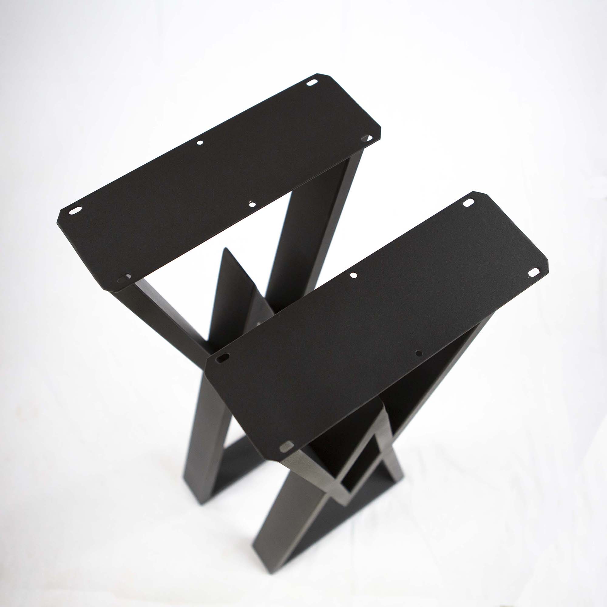 SS680 Bar Table Leg Base 101cm height, 1 Pair, Metal Diamond Shape