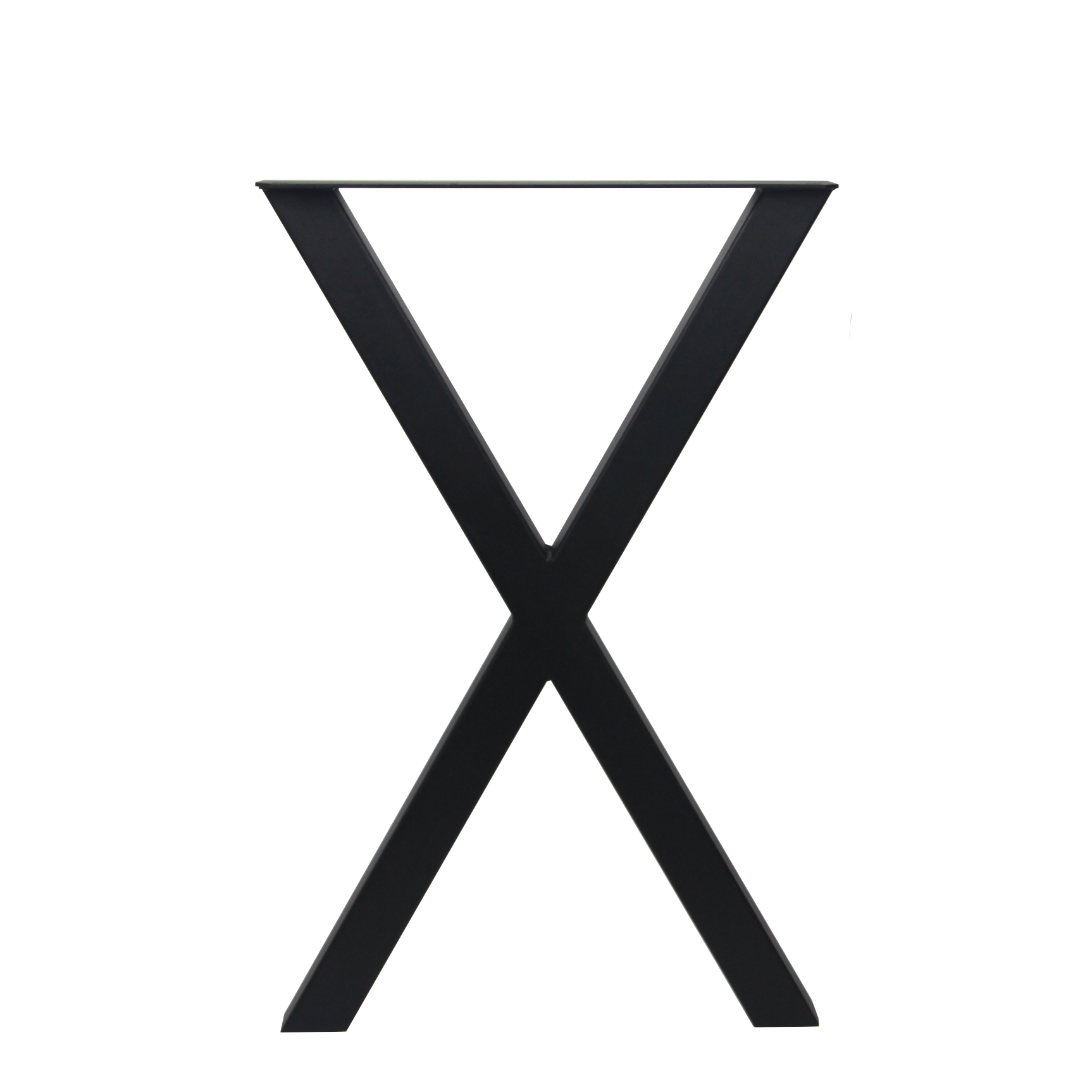 W5037BW2 Heavy duty Writing desk table X legs, 1 Pair 71cm height 46cm width