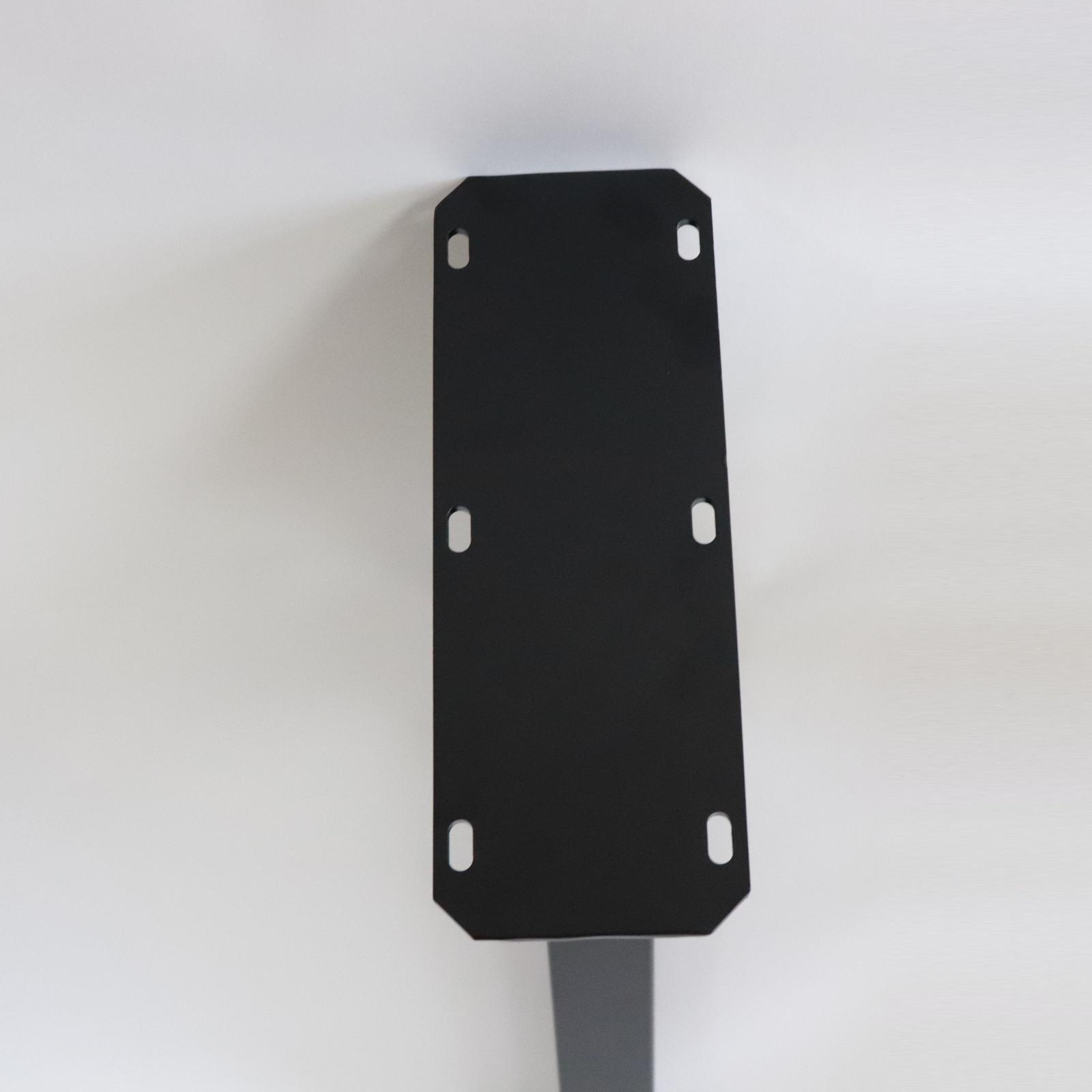 G800591 Angled Dining Table Legs, Black Powder Coated, Set/4