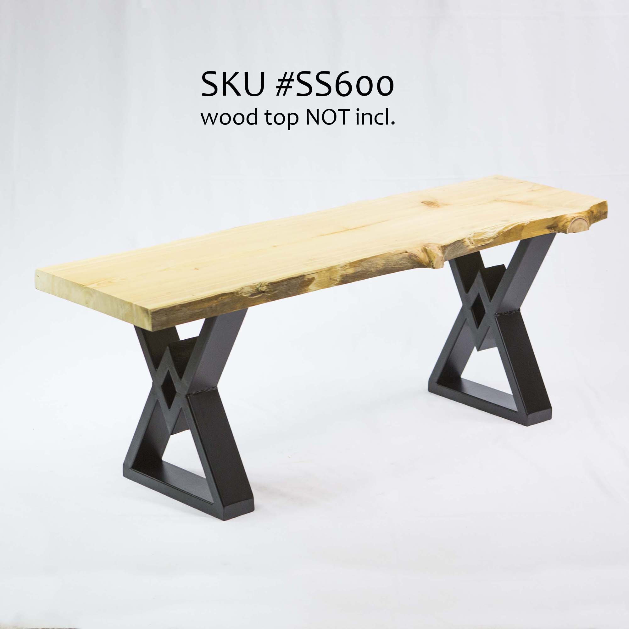 SS600 Bench Legs 1 Pair 41cm X 30cm