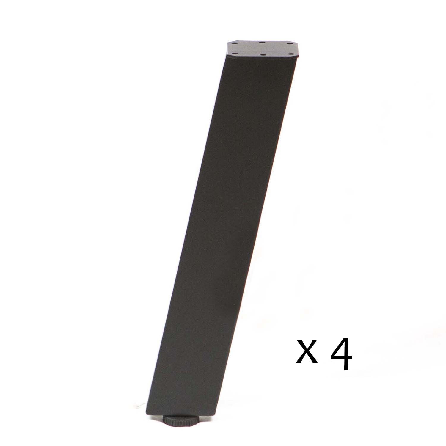 SS900 Angled Coffee Table Legs, Black Powder Coated, Set/4