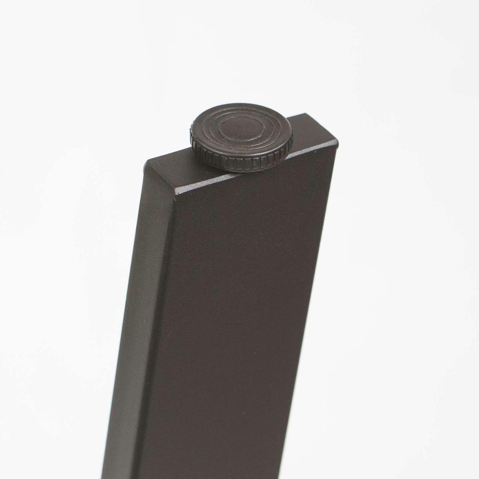 SS910 Angled Dining Table Legs, Black Powder Coated, Set/4, 71cm