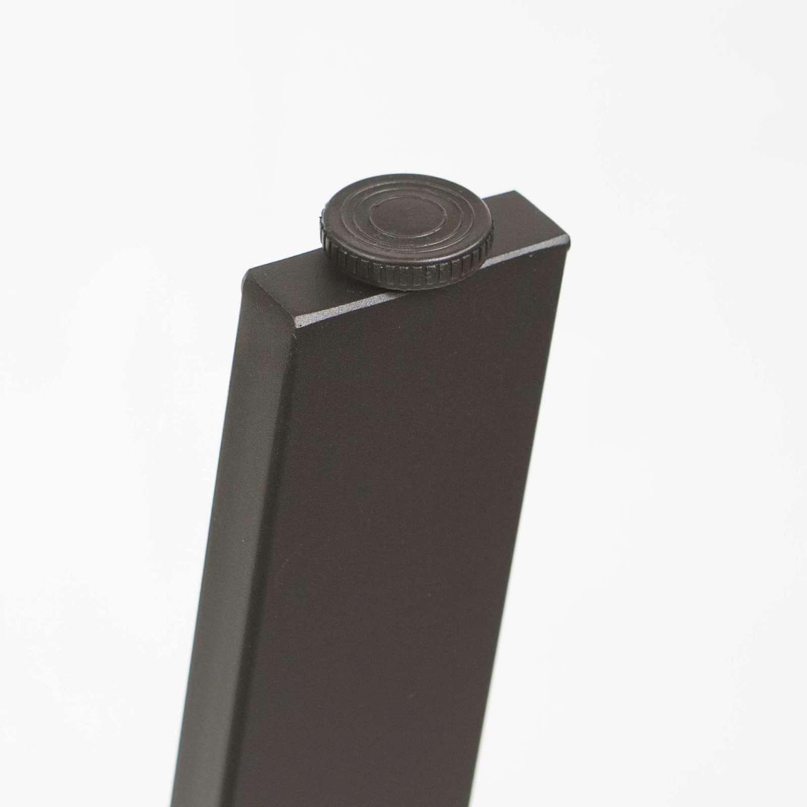 SS910 Angled Dining Table Legs, Black Powder Coated, Set/4, 71cm