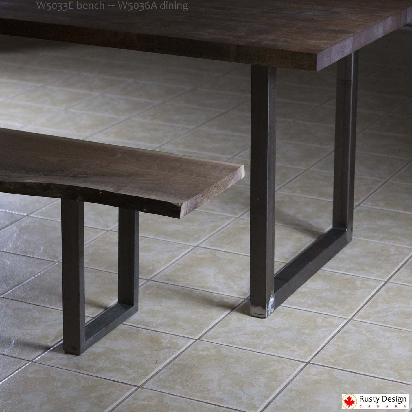 W5036A PLUS Dining Table U Legs, 1 Pair (Set of 2 legs) 71cm height 66cm width