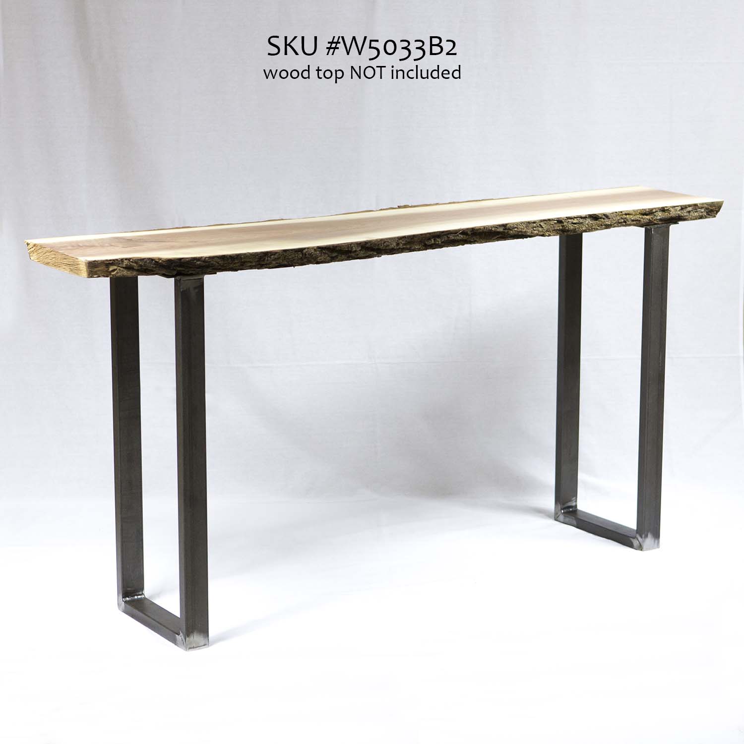 W5033B Console table U legs, 1 Pair (Set of 2 legs) 71cm height 31cm width