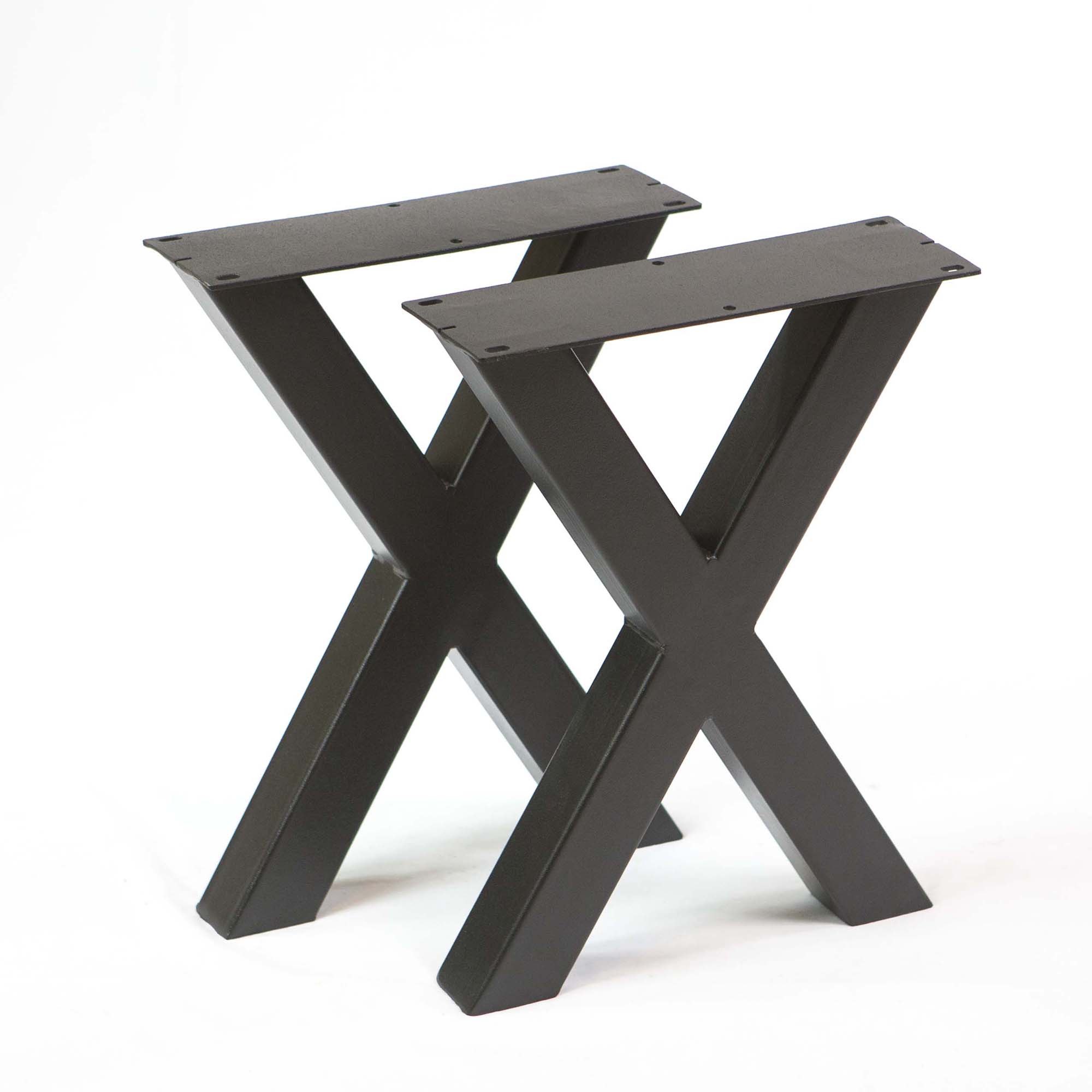W5037E Heavy duty Bench X legs, 1 Pair 41cm tall 31cm width