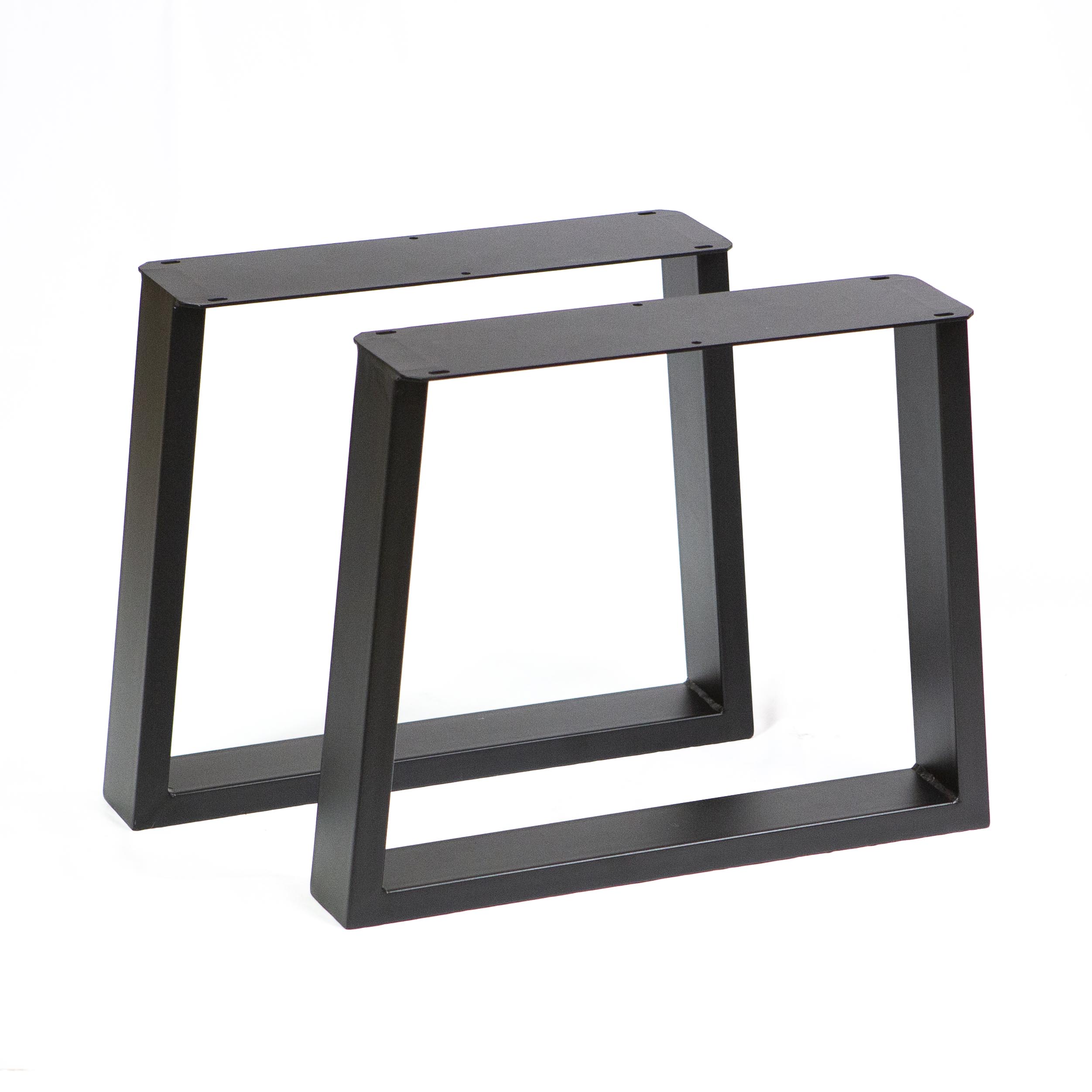 SS220N Trapezoid Coffee Table Legs, Narrow Top, 1 Pair 41cm X 43cm