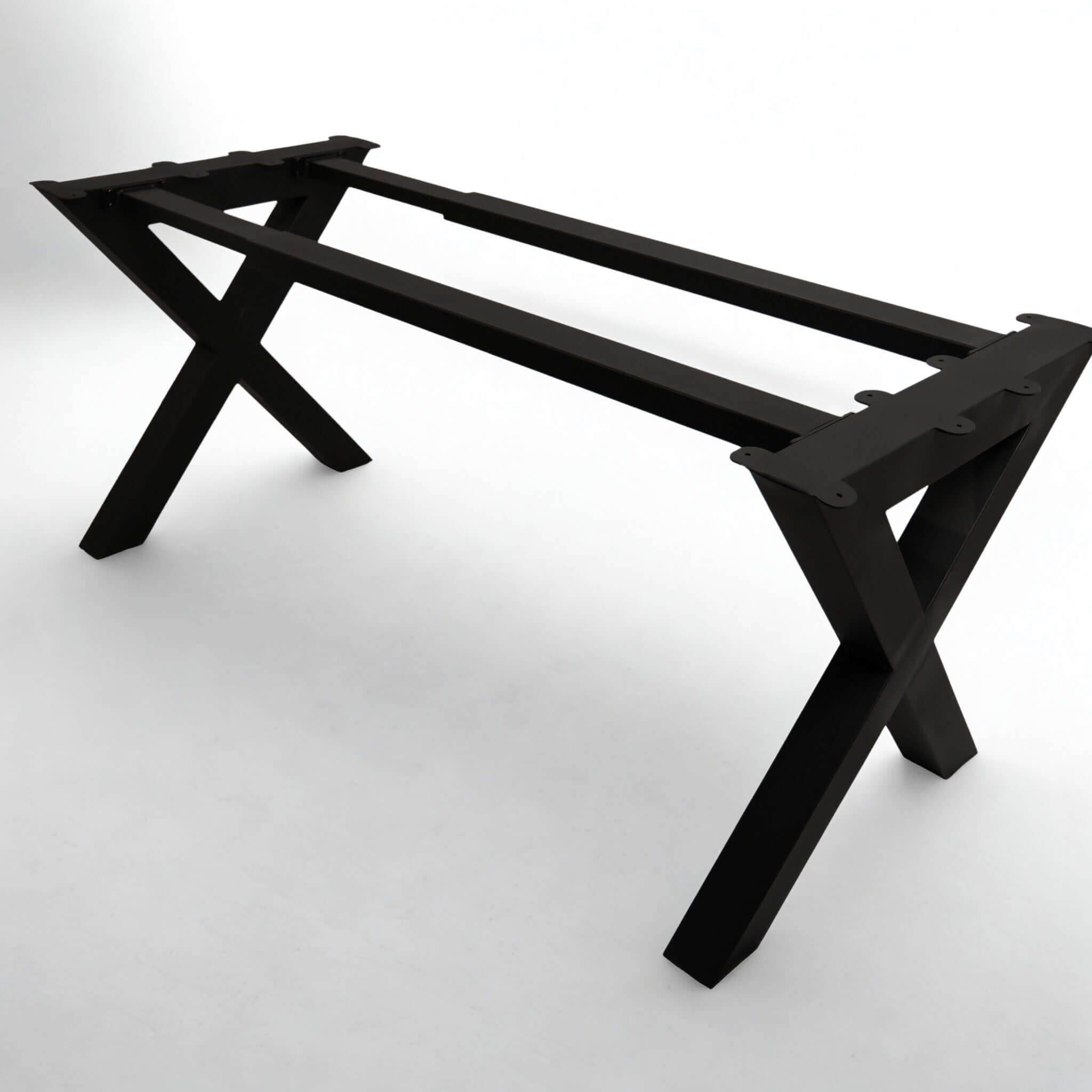 SS004-Adj - Extendable X-dining table frame