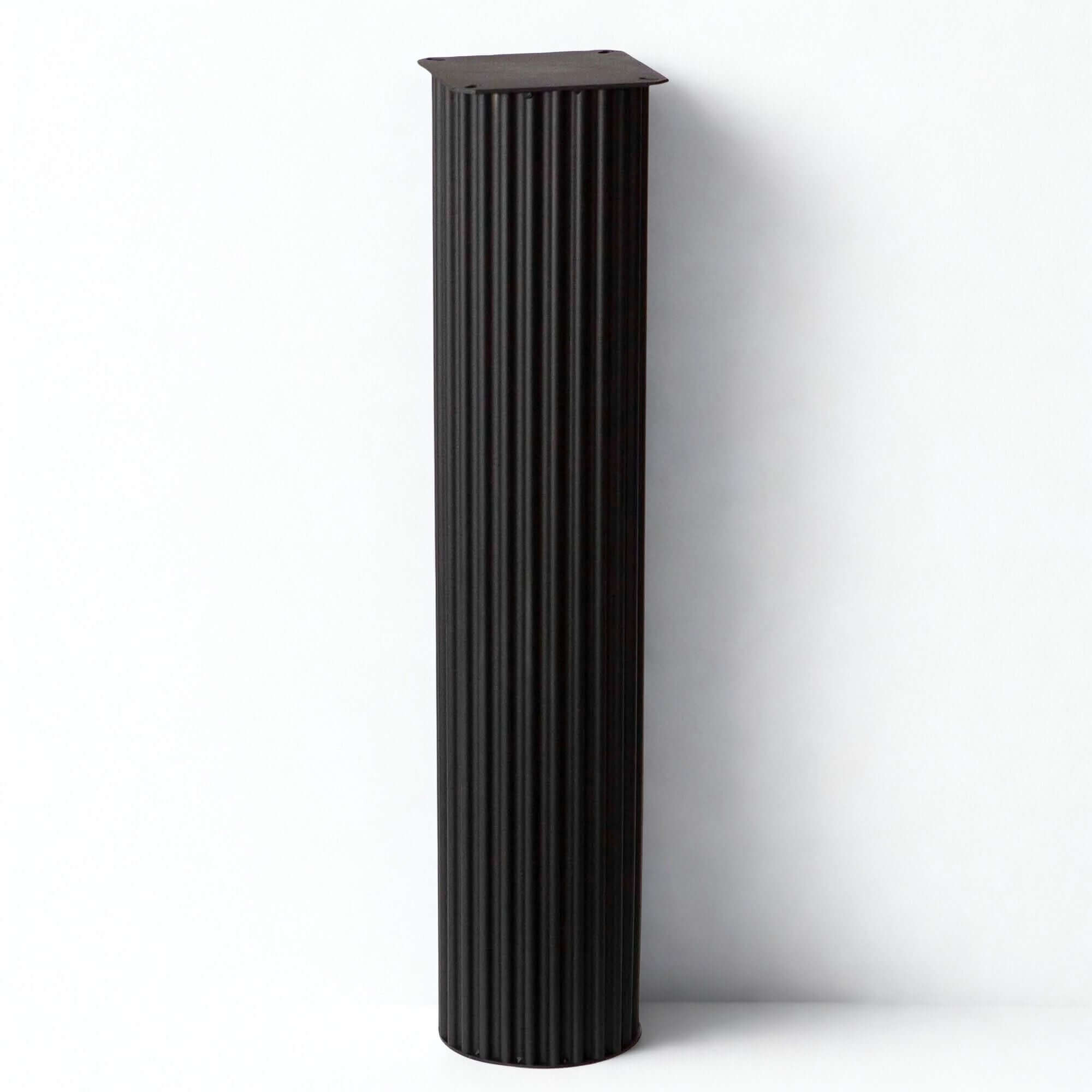 LK412 - Fluted Desk or Dining Table Legs, One Piece