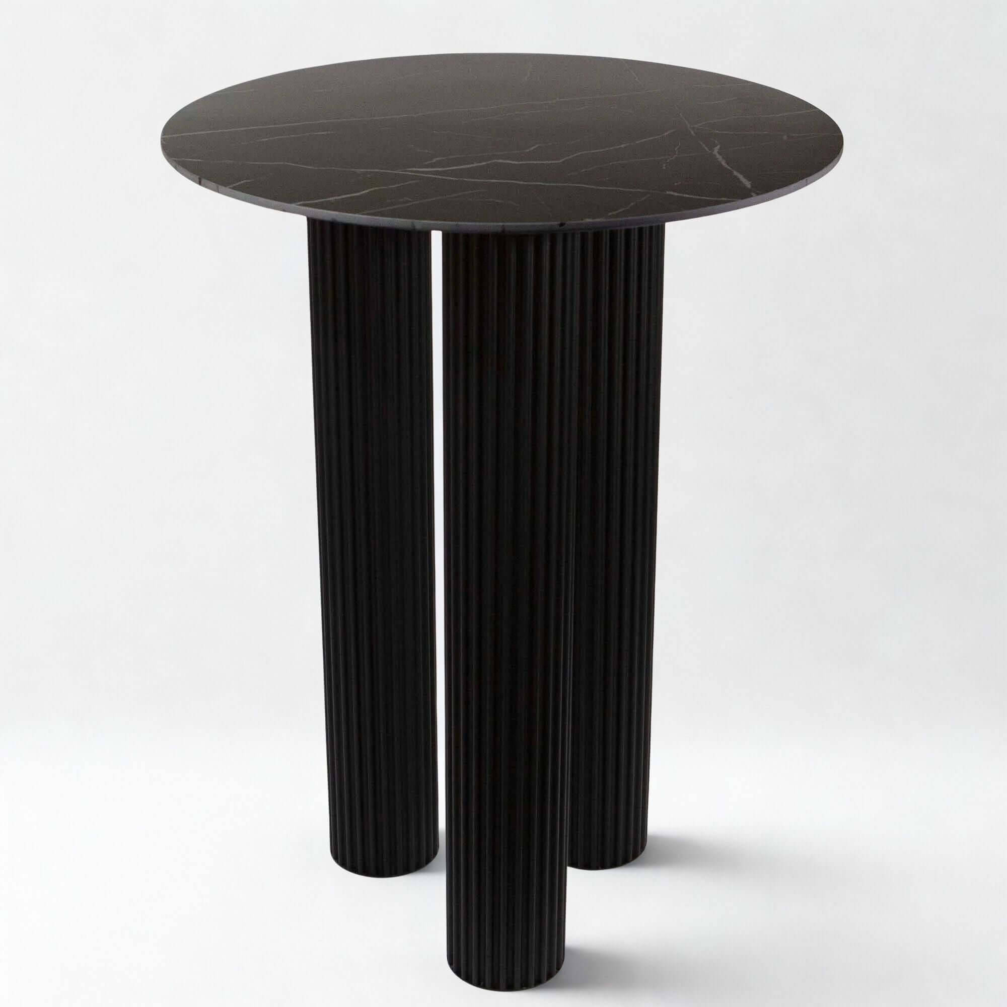 LK482 - Fluted High Top Table Legs, One Piece