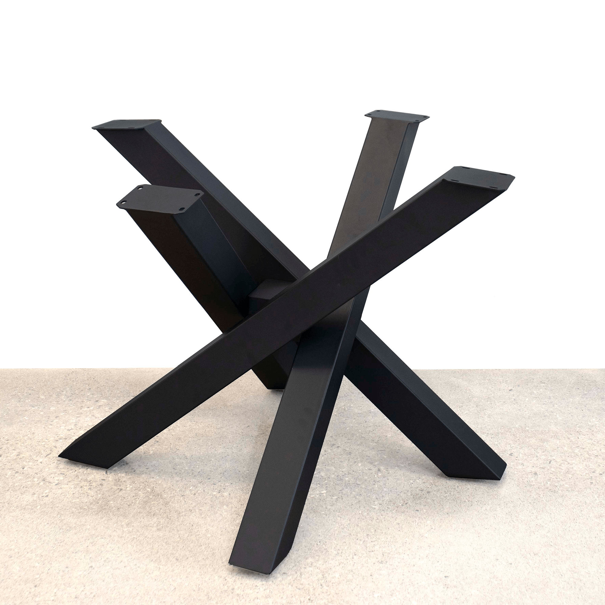SS1711 Round Dining Table Legs Straw Bundle Shaped 1 Set