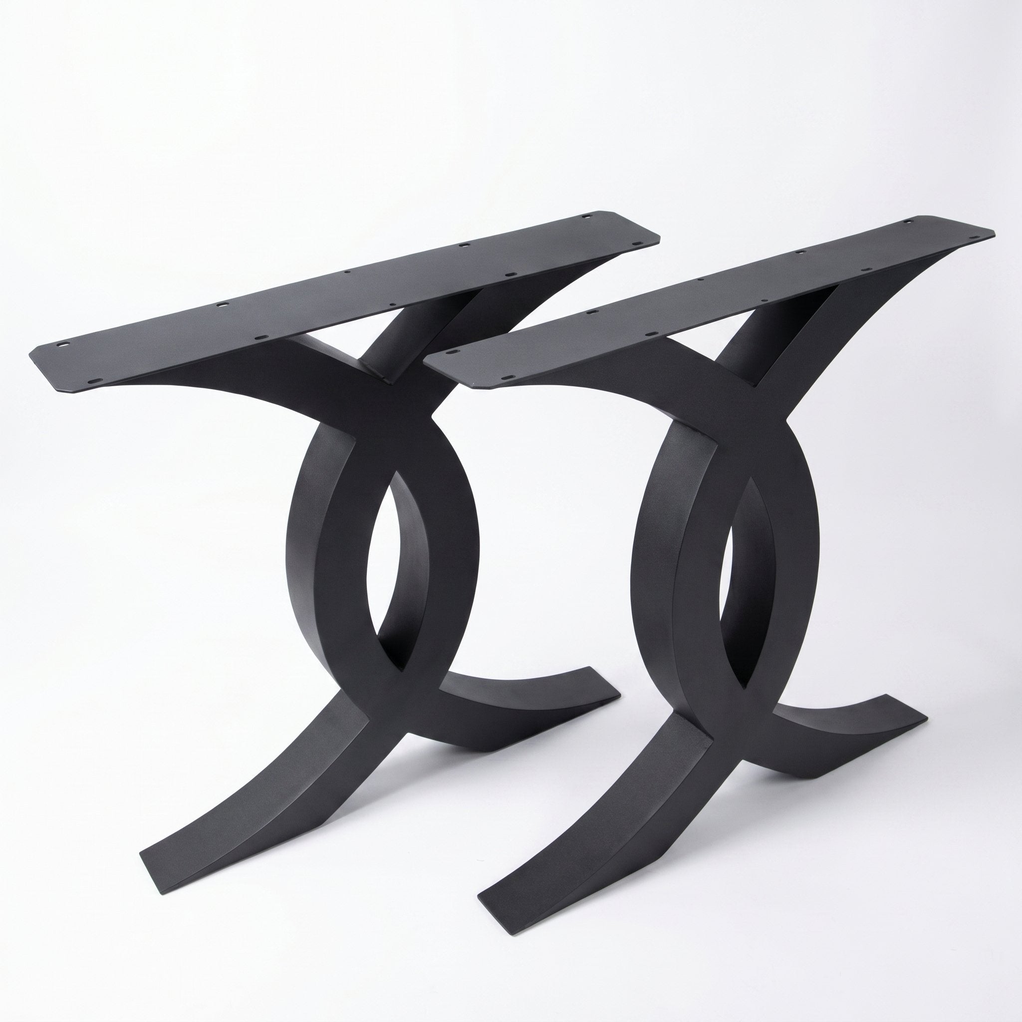 G801396 Flowy Double C-Shaped Dining Table Legs