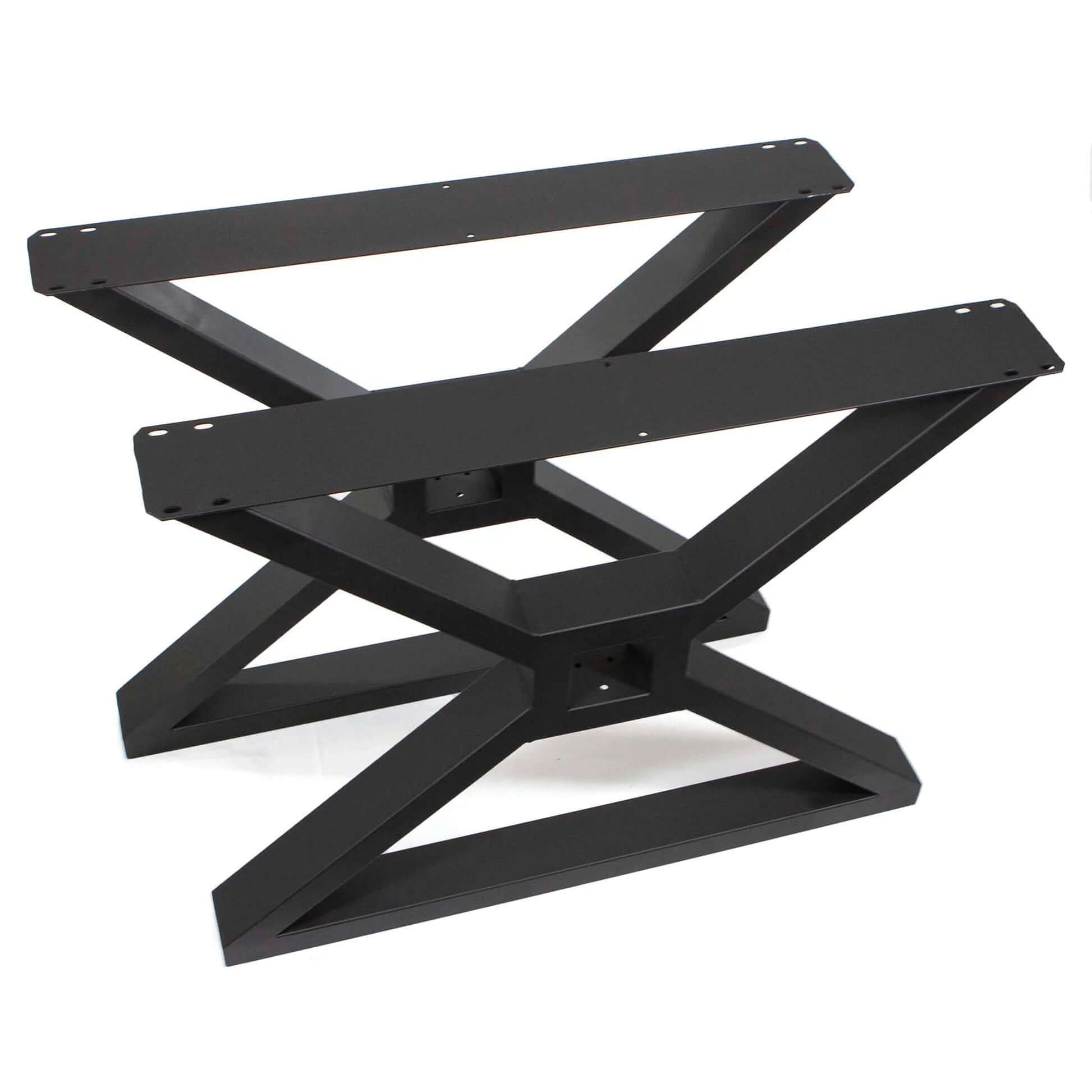 SS021 H28" Extra Wide Trestle Stretcher Dining Table Legs, 1 Pair